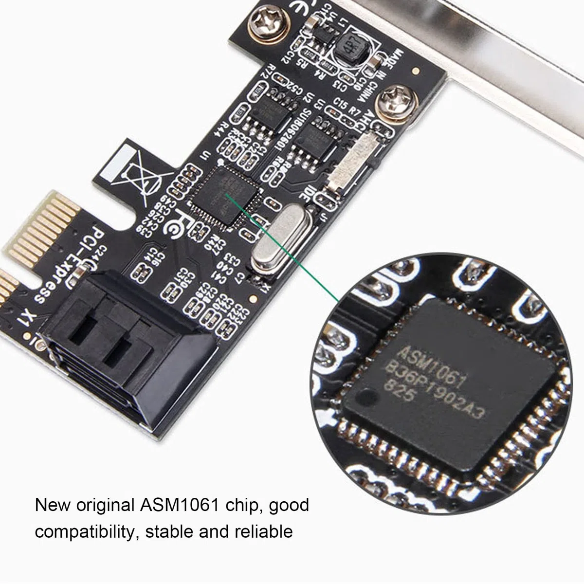 Karta rozszerzeń PCIE SATA 3.0, Karta rozszerzeń PCIE SATA Stabilność Bezpieczeństwa Karty Kontrolera dla Komputera