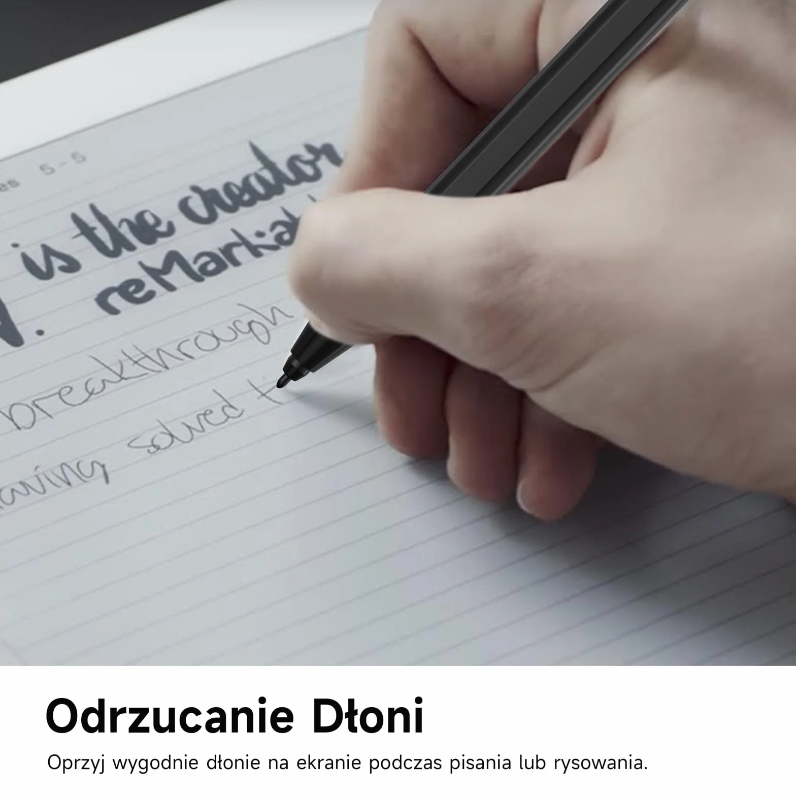 Rysik do Remarkable 2 Pen, Stylus EMR z Gumką, Poziom Nacisku 4096, Odrzucenie Dłoni, Pióro Cyfrowe Kompatybilne z Remarkable 2/1/Kindle Scribe