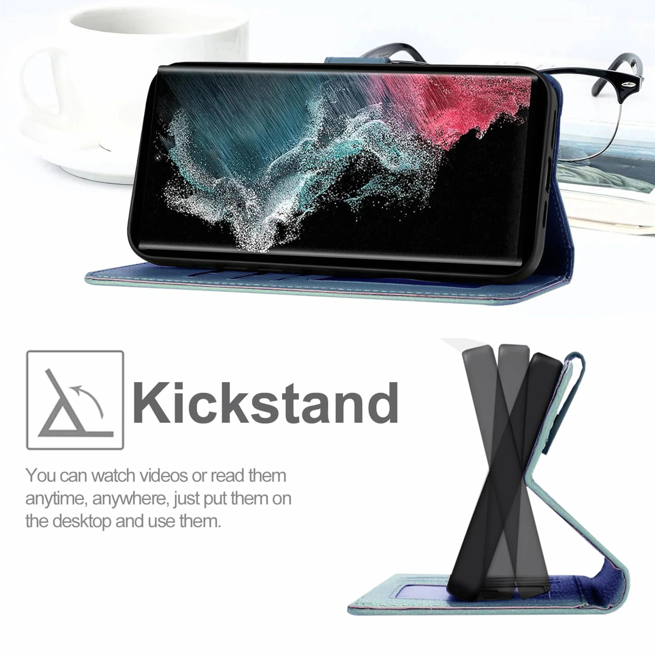 Samsung Galaxy S26 Etui Składane Flip Cover Kota Skóra Poliuretanowa 6,3 cala