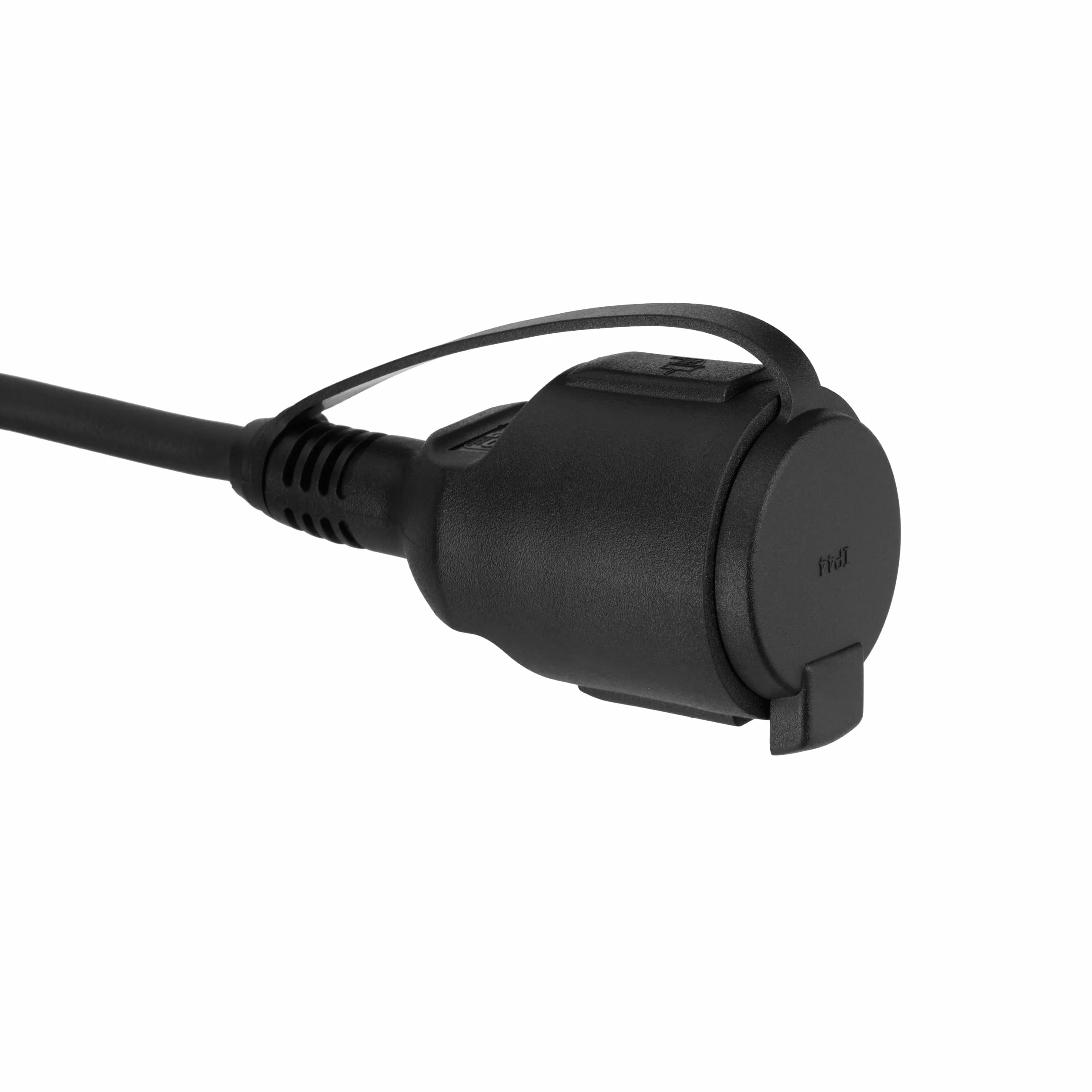REV 0065109 przedłużacz, kabel przedłużający do użytku na zewnątrz, wodoodporny, 10 m, 3680 W, czarny