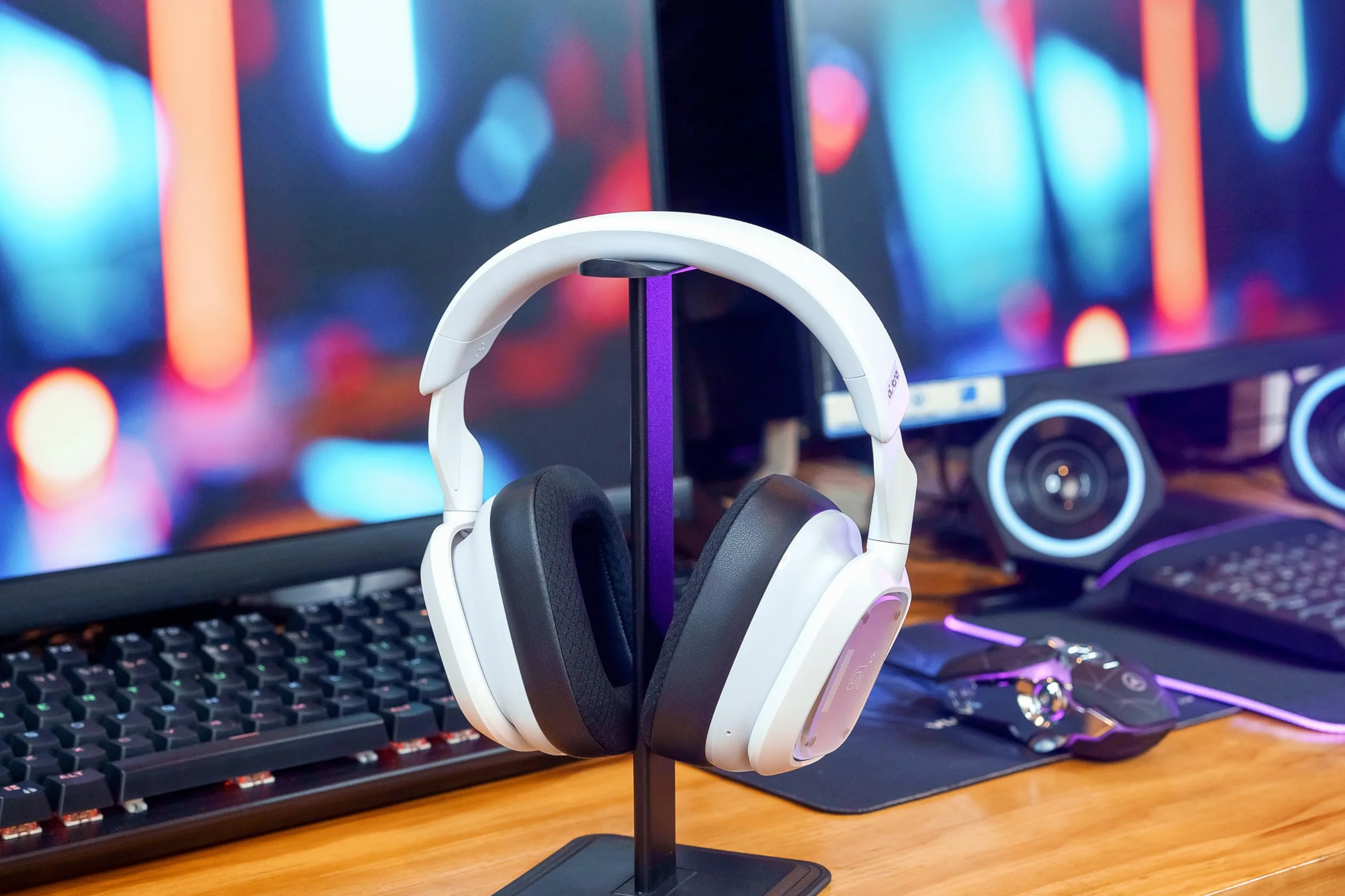 WC FreeZe A30 — Nauszniki z żelem chłodzącym kompatybilne ze słuchawkami Logitech Astro A30 firmy Wicked Cushions — Zwiększ komfort, trwałość, grubość i izolację dźwięku | Black