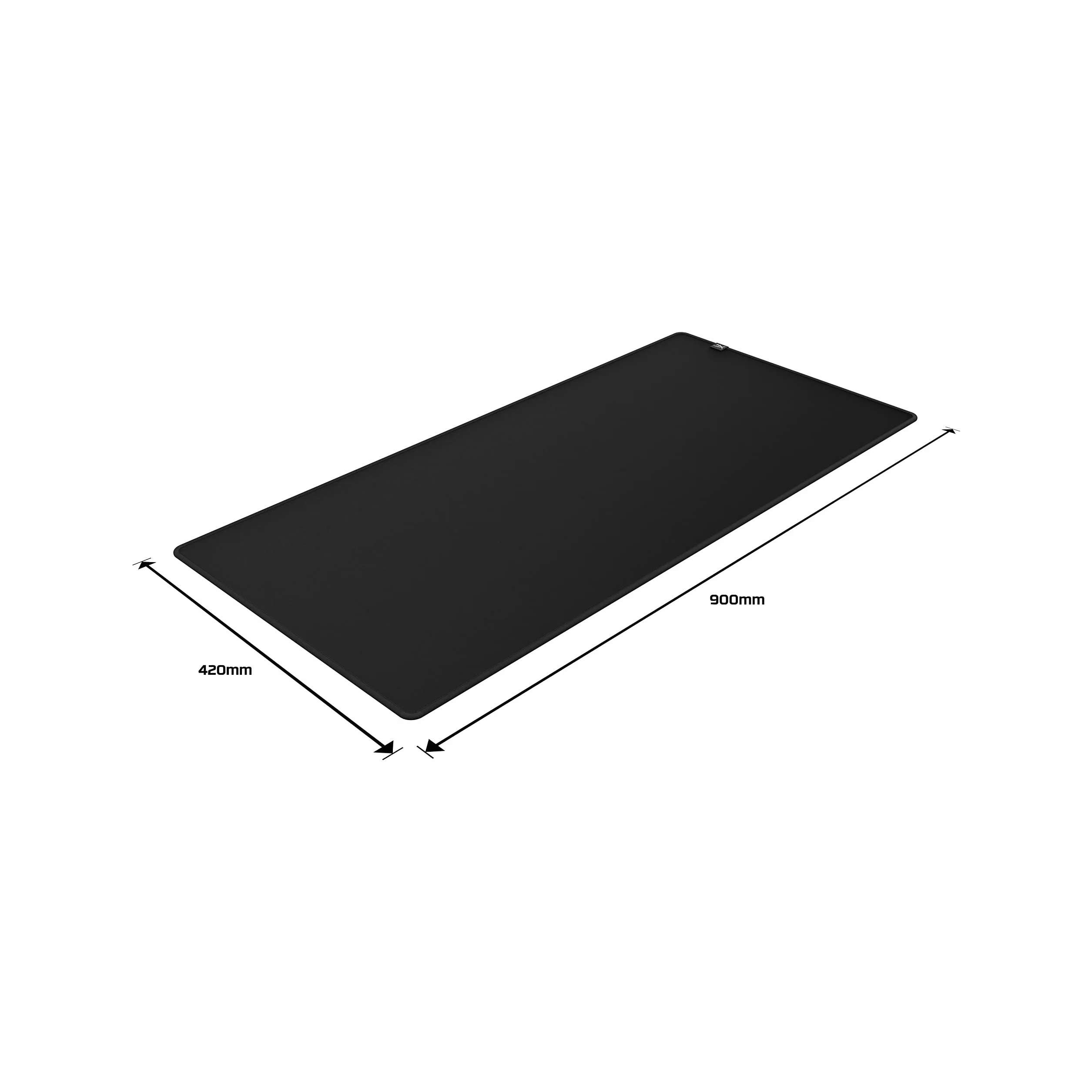 HyperX Pulsefire Mat – podkładka pod mysz do gier – rozmiar XL – precyzyjna powierzchnia z tkaniny – szwy przeciwpoślizgowe – gumowa podstawa