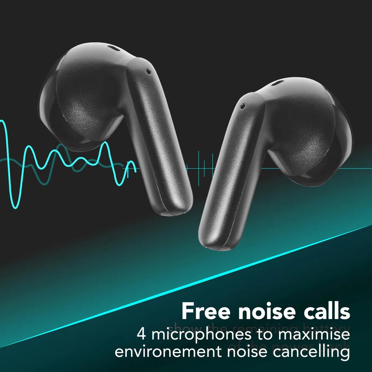 cellularline CALL PURELY ENC zestaw słuchawkowy Bluetooth, 4 mikrofony, ENC redukcja szumów otoczenia, 32 godziny pracy, połączenie wielopunktowe, konstrukcja Easy Pick, kolor czarny