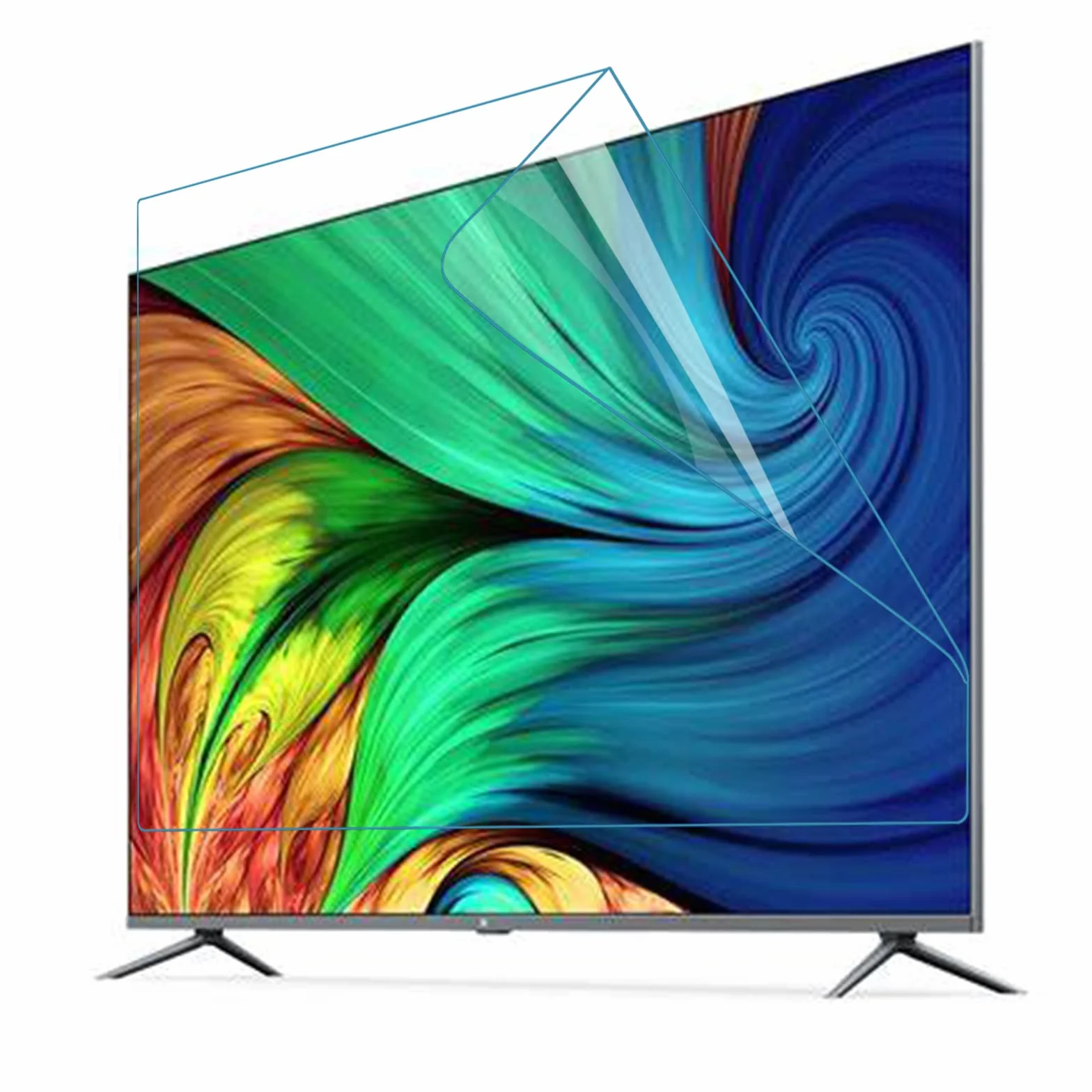 Ochrona ekranu telewizora przeciw niebieskiemu światłu 50-55 cali, matowa folia antyodblaskowa, łagodzi zmęczenie oczu do LCD, LED, OLED, QLED 4K HDTV, matowa 1221 x 689 mm