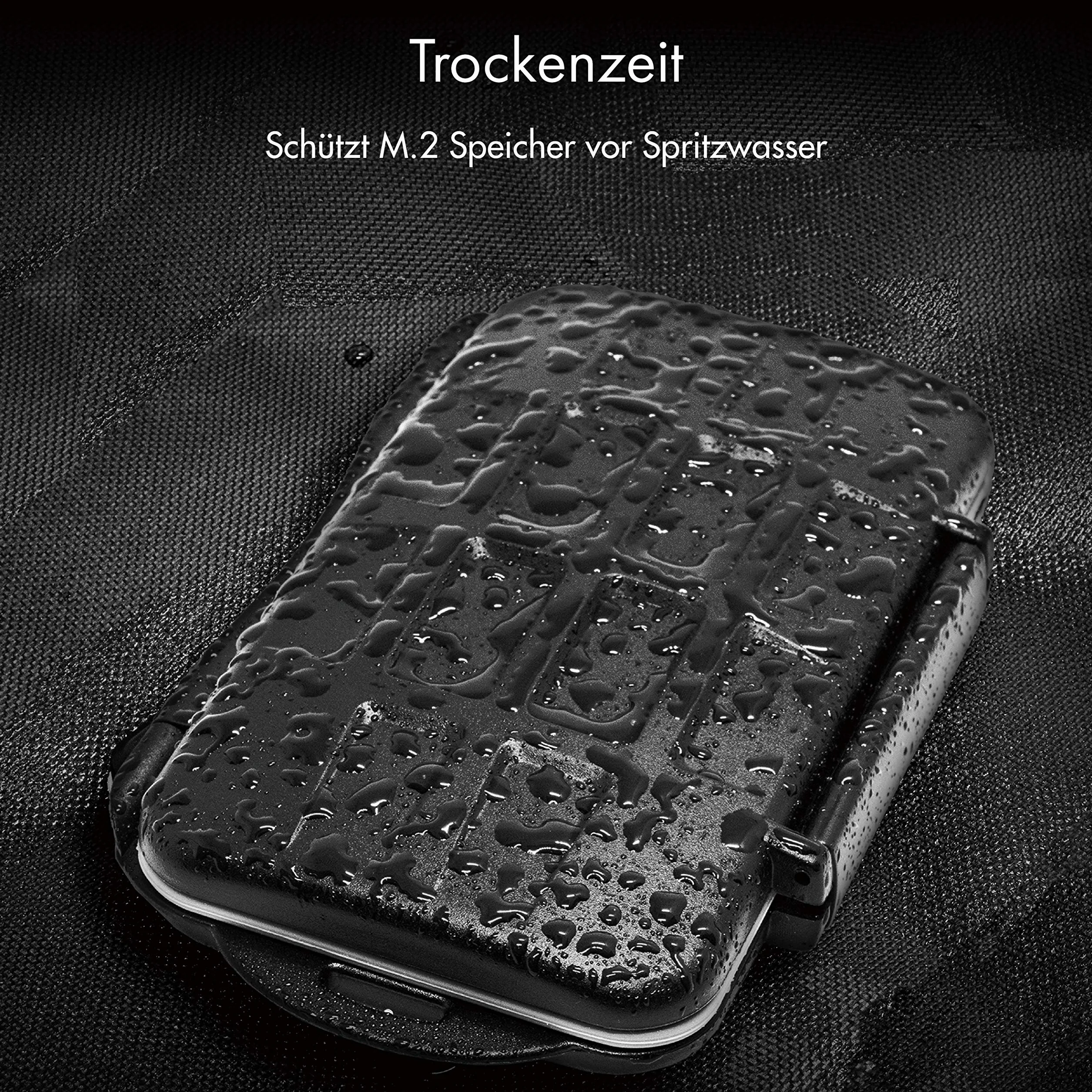 ICY BOX Przechowywanie kart SD na 28 kart pamięci (8 x SD, 16 x Micro-SD, 4 x CF), zamknięcie na zatrzask, etui z karabińczykiem, czarne