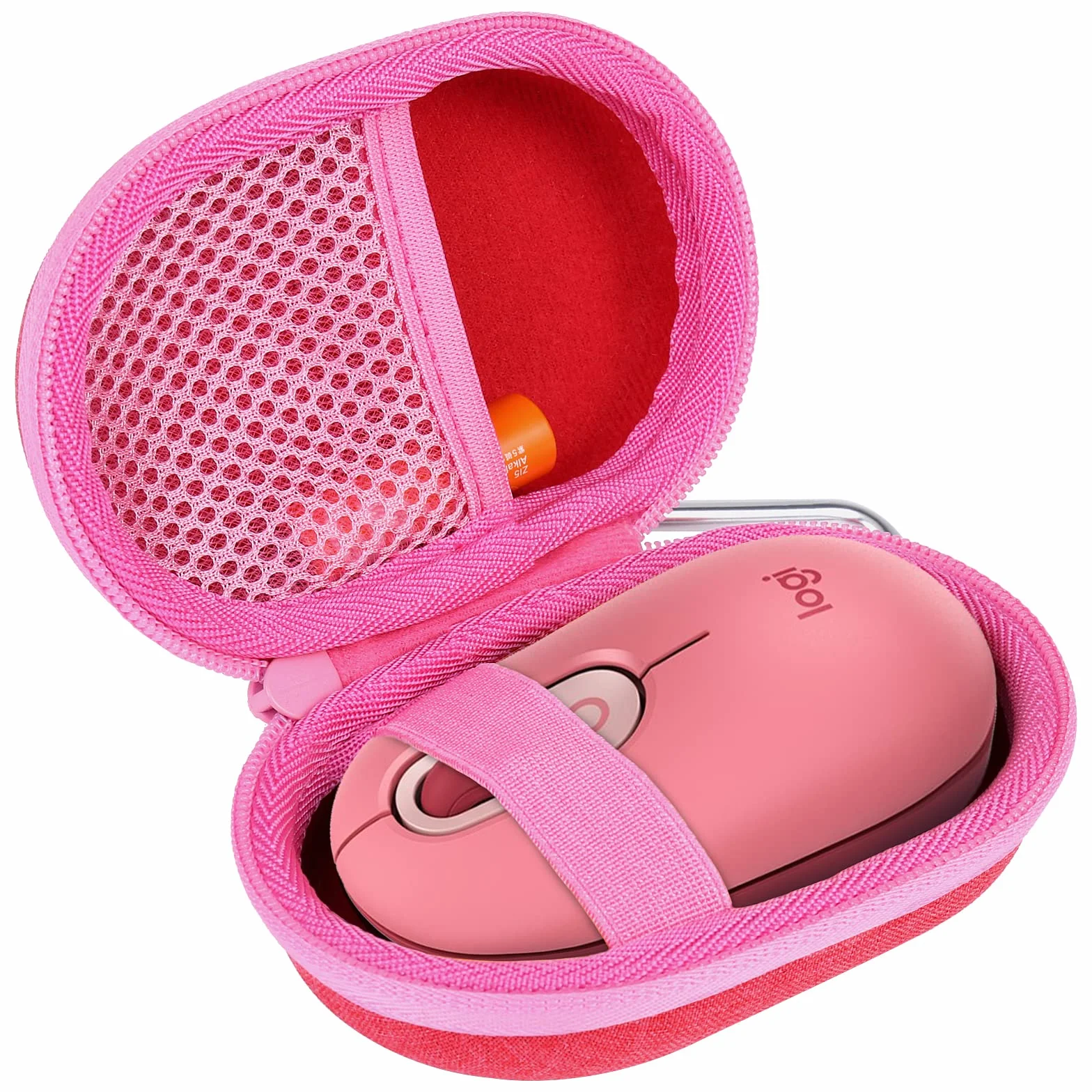 co2CREA Twarde etui podróżne do bezprzewodowej myszy Logitech POP, wyłącznie etui
