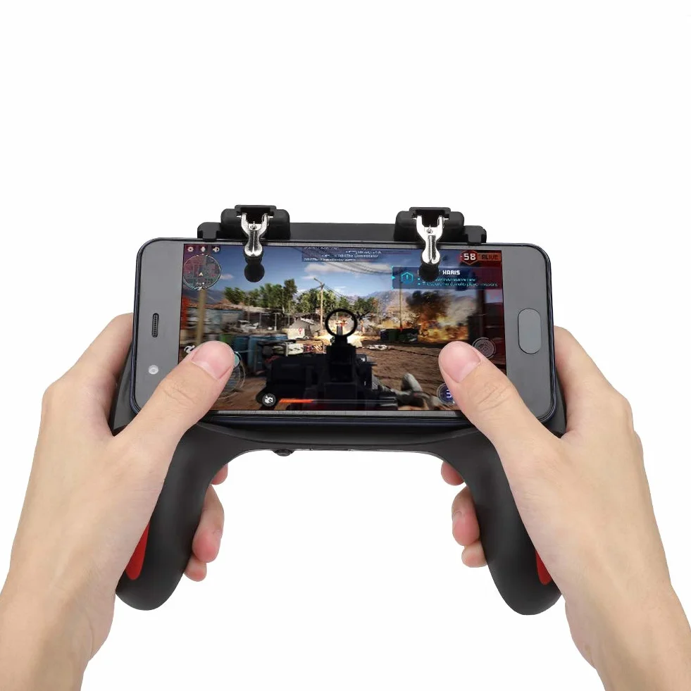 Sutinna Gamepad do smartfona, kontroler gier podwójny kontroler do telefonu komórkowego z wentylatorem 2500mAh/5000mAh(5000 mah)