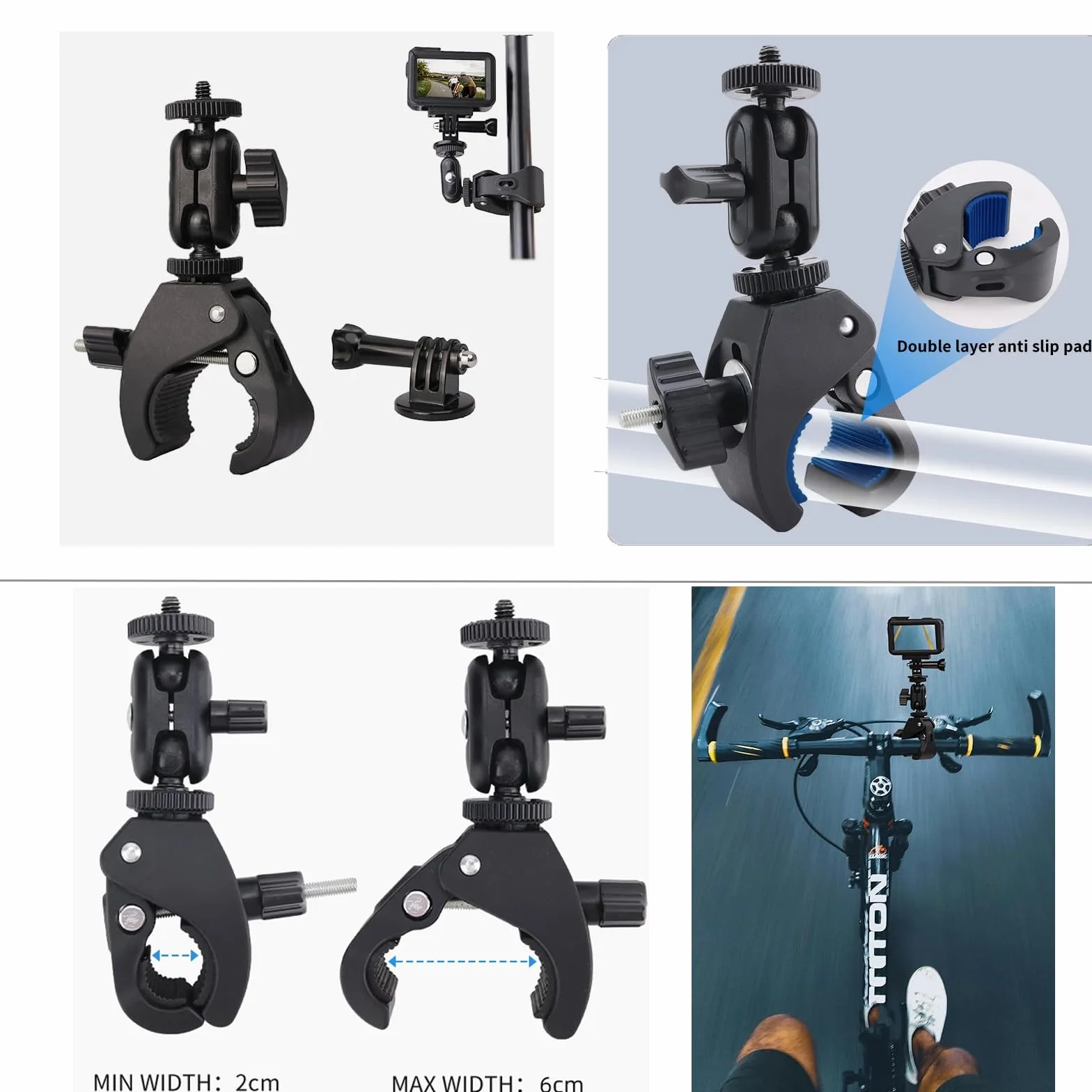 Zestaw obudowa nurkowa do GoPro Hero 9-13 z uchwytem pływającym i filtrem czerwonym