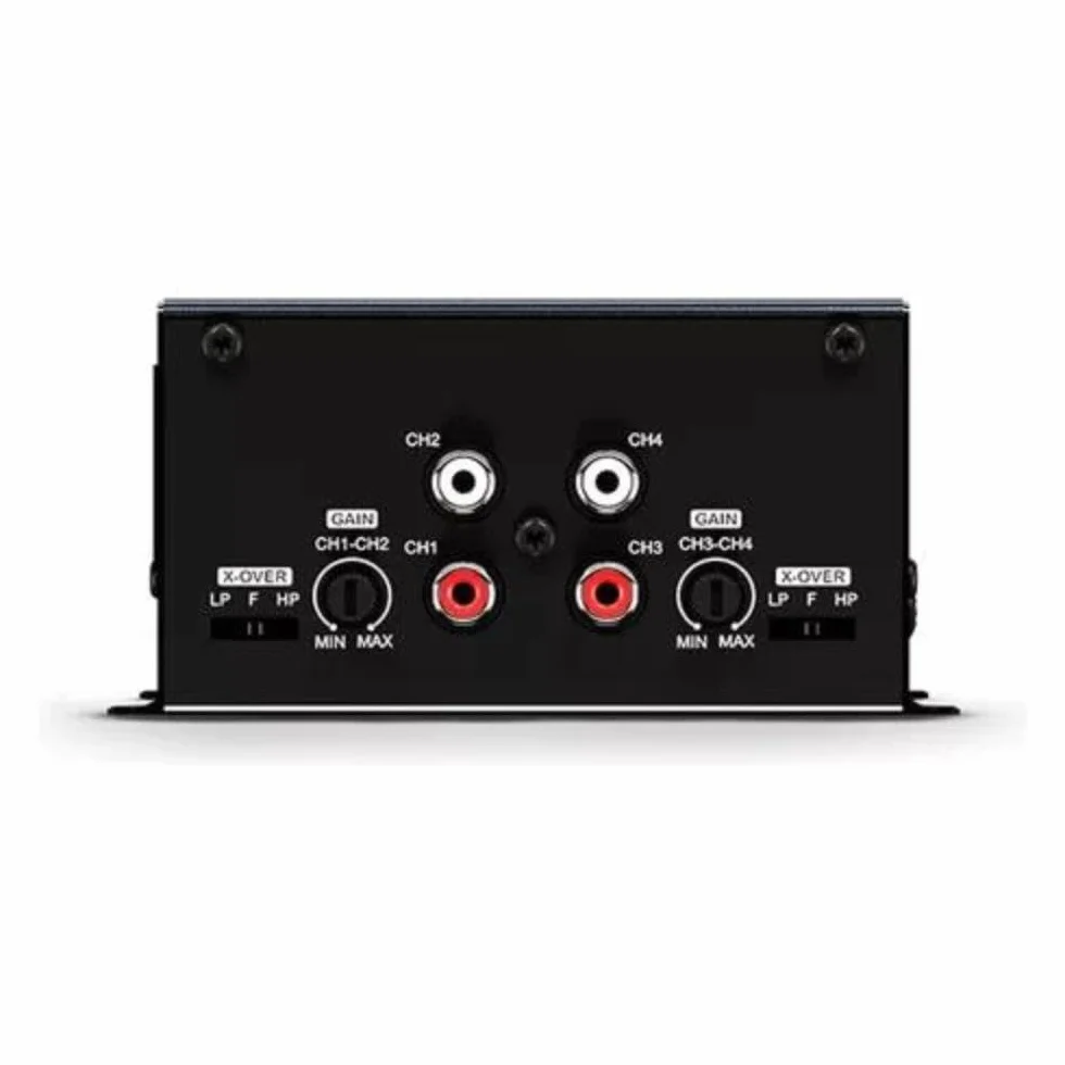 SounDigital 800.4 EVO 6.0 4-kanałowy wzmacniacz samochodowy | 800 W RMS wzmacniacz mocy | 4 omy | filtr High/Low-Pass | wejście cinch | kompaktowy wzmacniacz samochodowy HiFi
