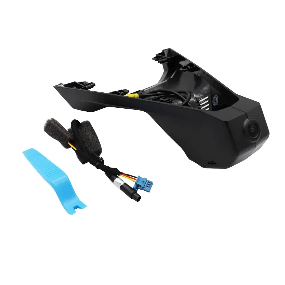 FITCAMX DashCam kompatybilny z Peugeot 3008/5008 / CITROËN C5 AIRCROSS / DS7 CROSSBACK E-TENSE, przednia kamera samochodowa 4K z WiFi, do samochodu UHD 2160P, noktowizor, czujnik G z kartą 64 GB