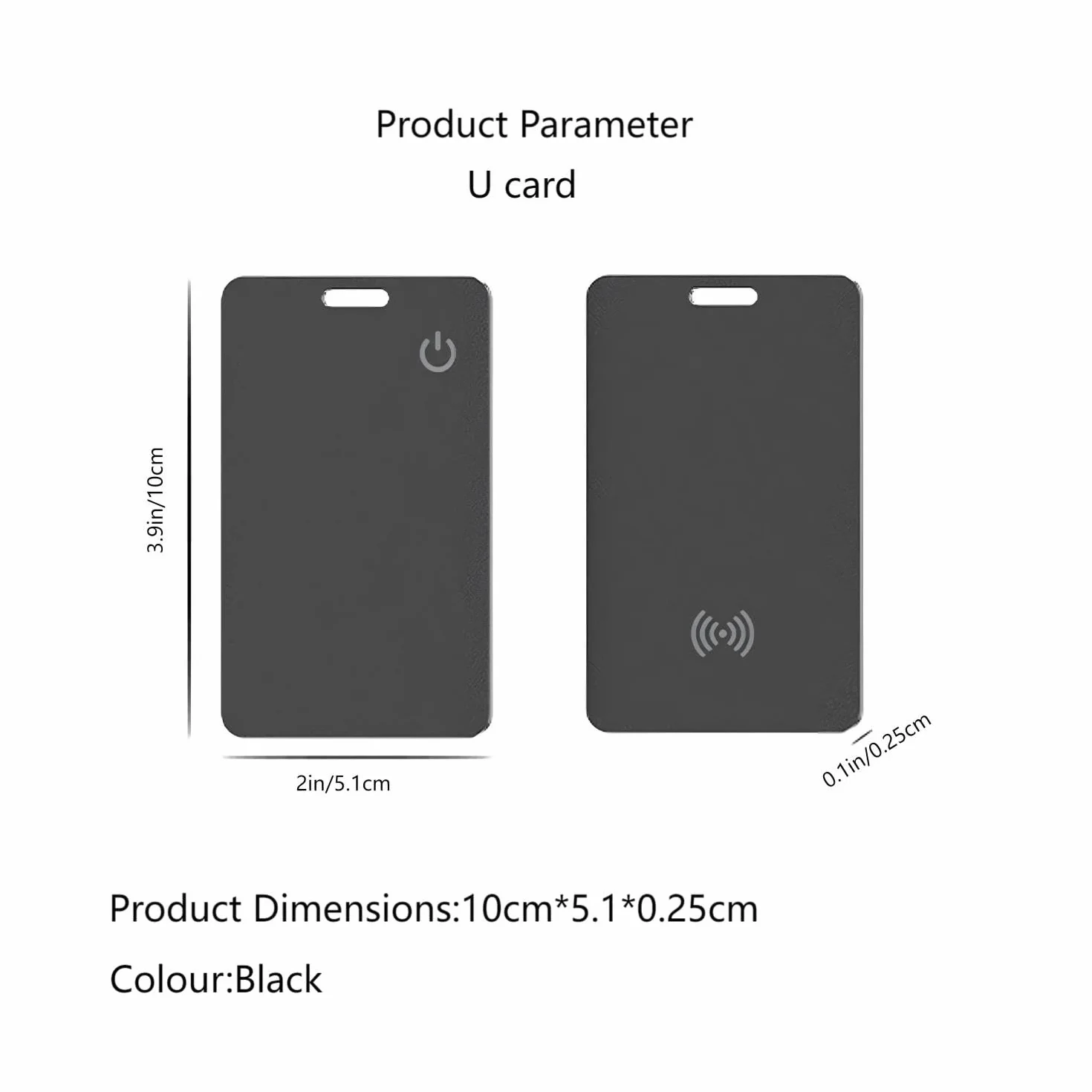 Karta Ucard Wallet Tracker Bluetooth do Apple Find My iOS