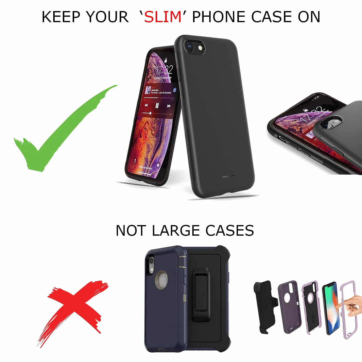 RevereSport iPhone Max 16/15/14/13/12/11/Plus opaska na ramię do biegania, sportowe etui na telefon dla biegaczy, ćwiczeń i treningów na siłowni (6,7)