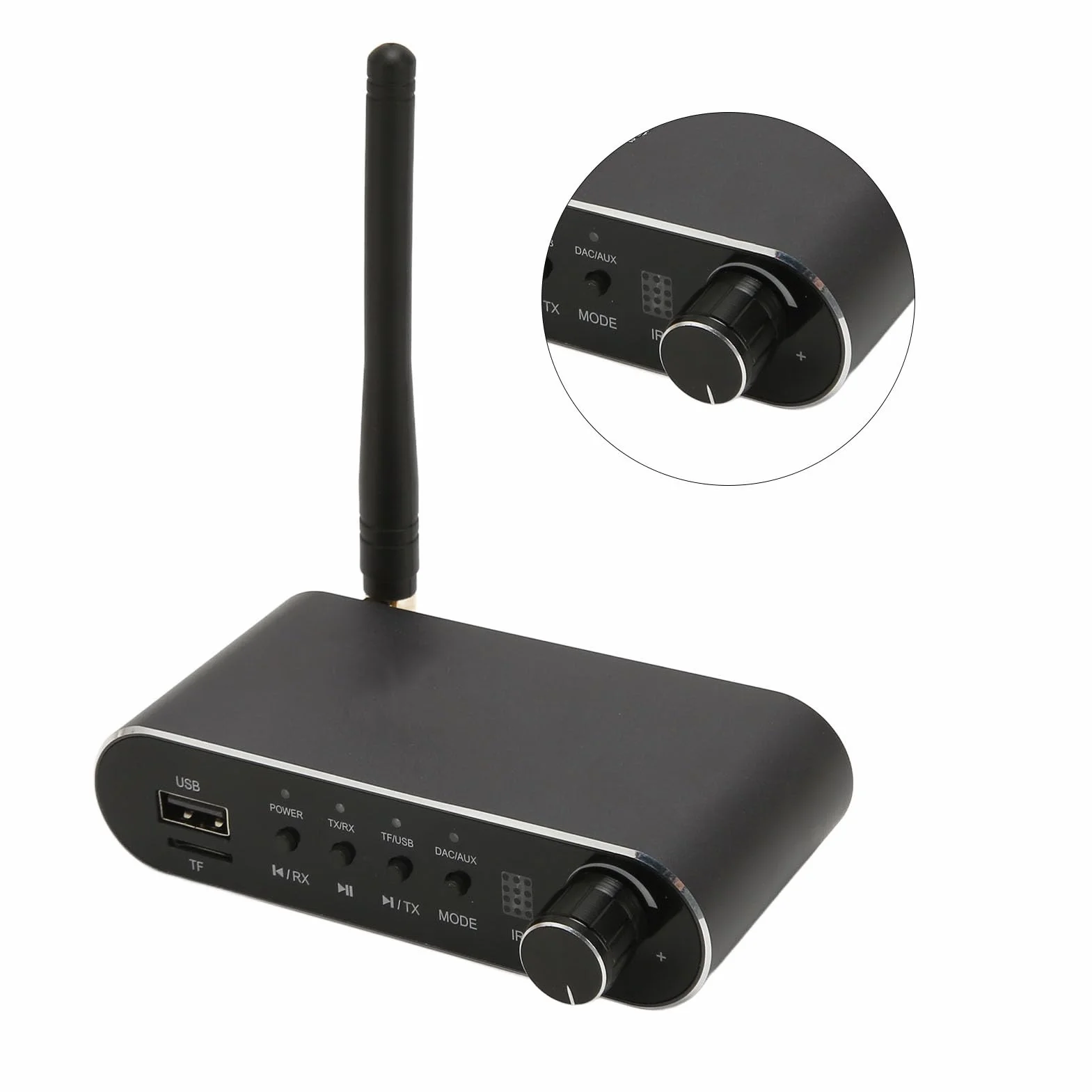 Nadajnik-odbiornik Bluetooth 5.1, Bezprzewodowy Adapter Audio Nadajnik-odbiornik, światłowodowy Koncentryczny Adapter Audio Hi-Fi do Telewizora, Komputera, Domowego Zestawu