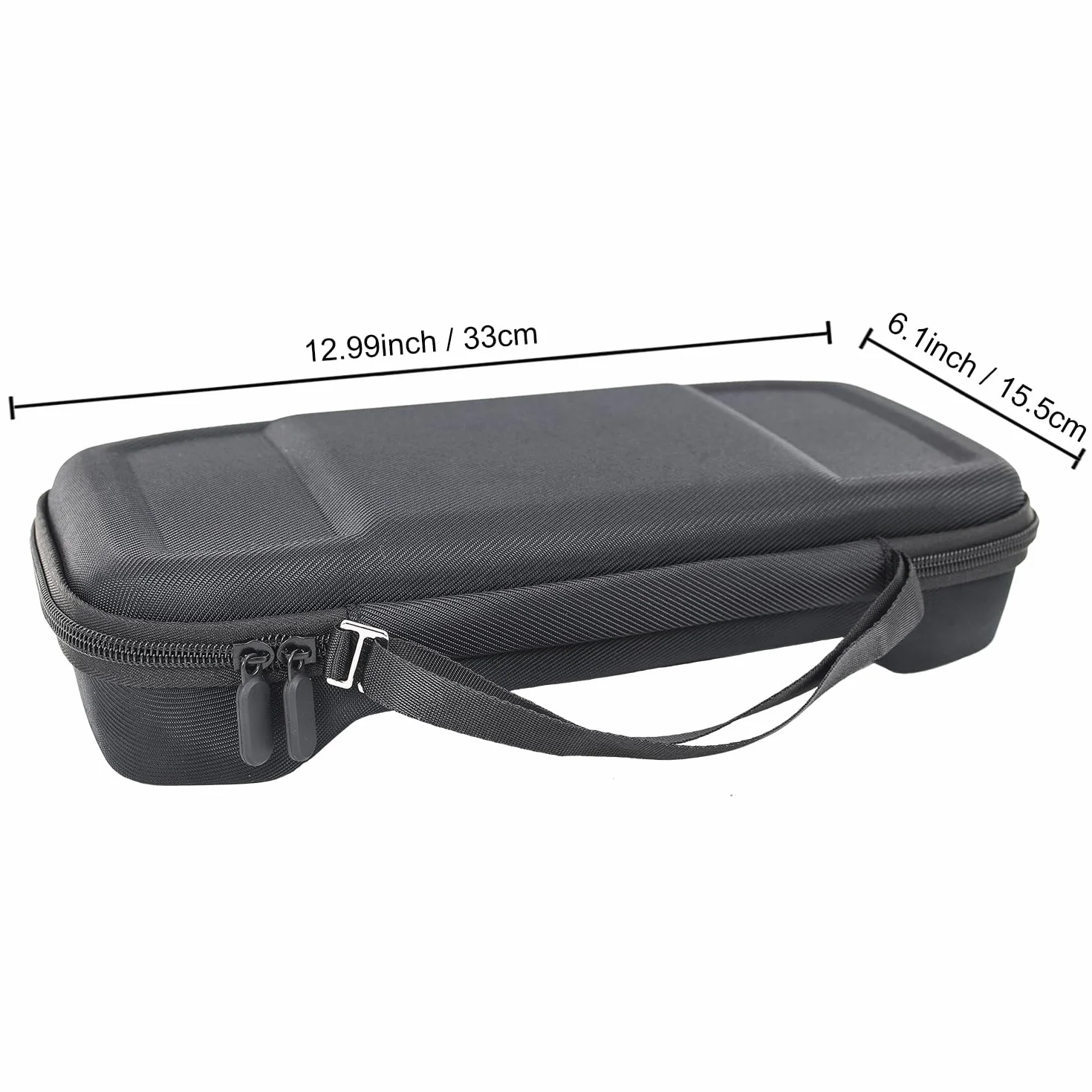 YIIWAY Twarde etui podróżne kompatybilne ze Lenovo Legion Go / Go S / Go 2 , Tylko Etui - Czarny YC84006