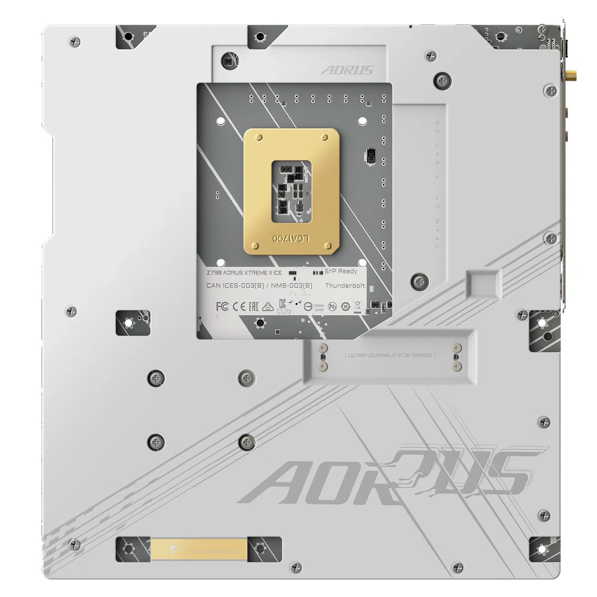 Gigabyte Płyta główna Z790 AORUS XTREME X ICE - obsługuje procesory Intel 14. generacji, LGA 1700, 24+1+2 fazy VRM, do 8266 MHz DDR5 (OC), 1 x PCIe 5.0 + 4 x PCIe 4.0 M.2, Wi-Fi 7, 10 GbE LAN, USB 3.2
