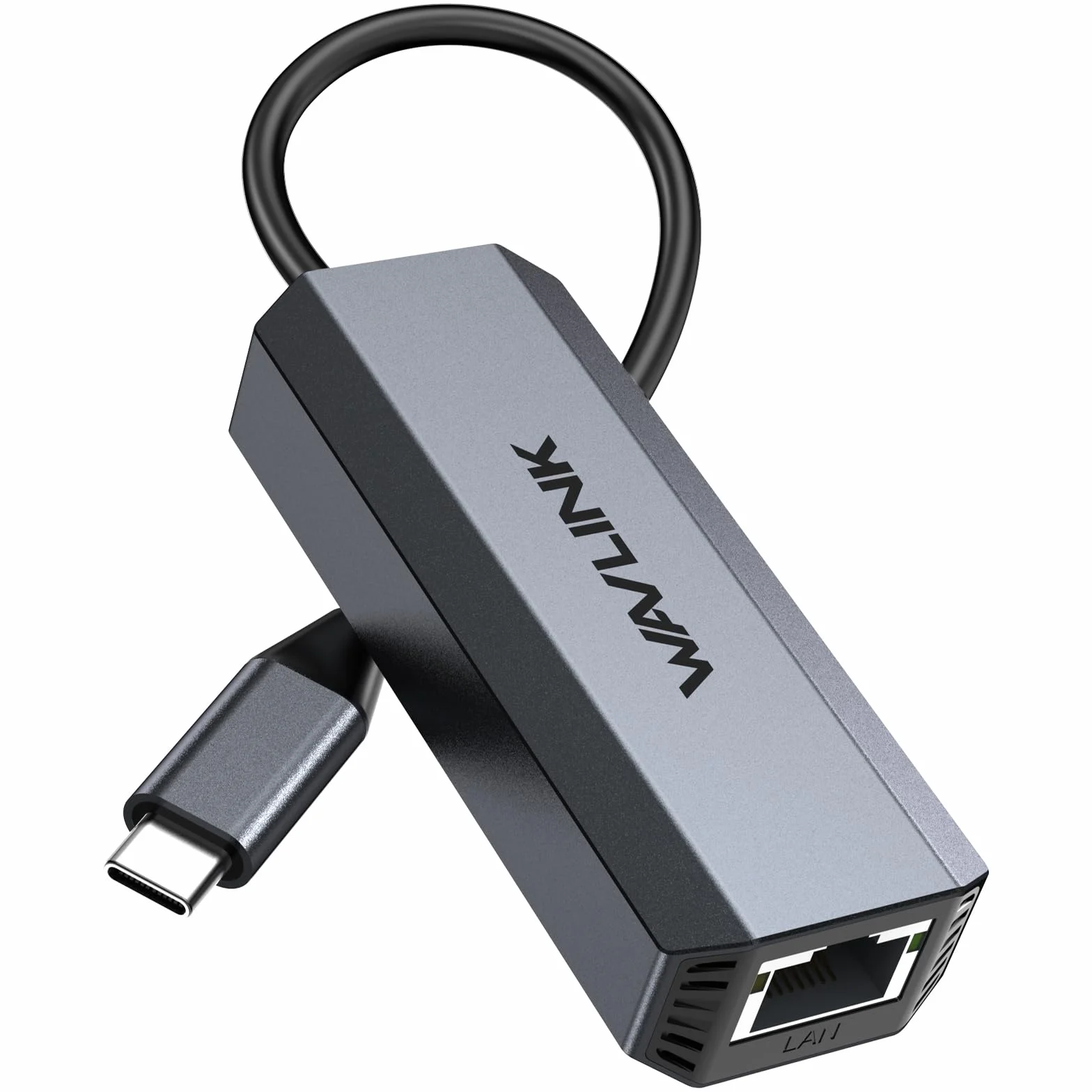 WAVLINK Adapter USB C na Ethernet 5G, adapter Ethernet 5G do laptopa, kompatybilny z urządzeniem typu C do sieci do MacBooka, XPS, iPada Pro-USB3.1 Gen 2
