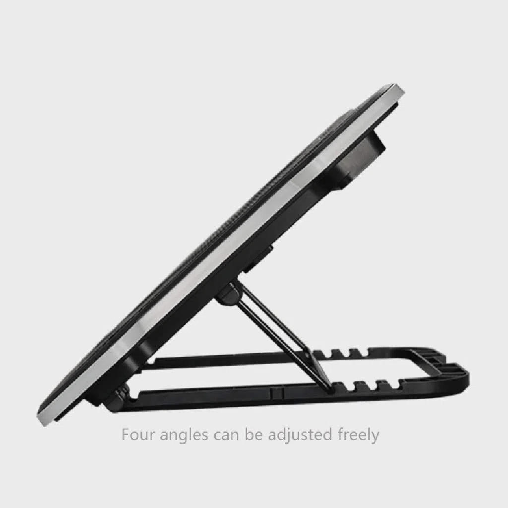 Chłodnica do Laptopa Podkładka Chłodząca Do Laptopa RGB Z Podświetleniem LED Gaming Laptop Cooler Wentylator USB Bardzo Stabilna Cicha Podstawka Pod Kompatybilna 17" Stojak na laptopa,Wentylowany