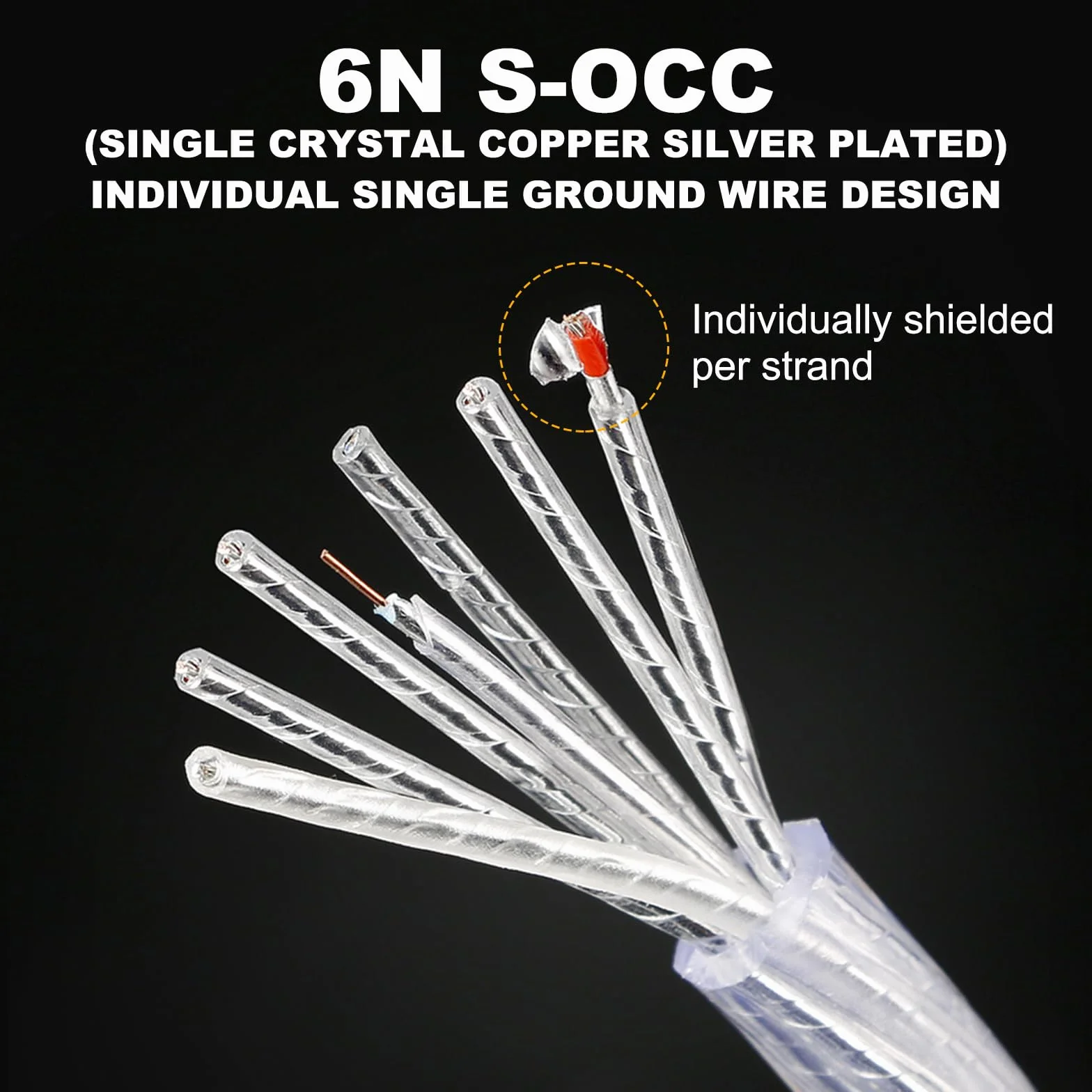 Impeto Kabel audio Hi-End 3,5 mm jack na cinch, S-OCC 3,5 mm na 2 RCA cinch, stereo kabel audio Y do telewizora, komputera, telefonu komórkowego, odtwarzacza MP3, głośnika, kina domowego, wzmacniacza