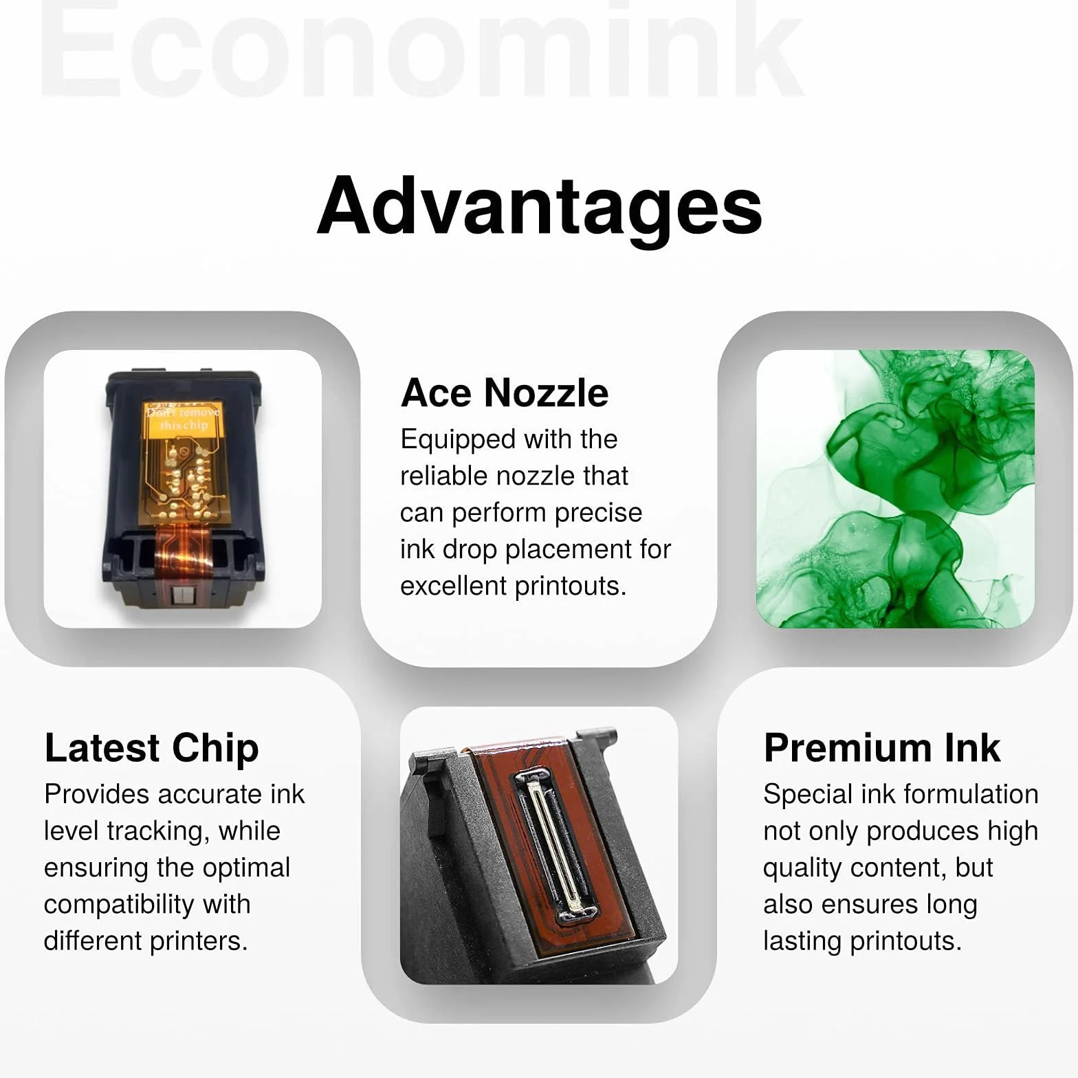 Economink 304 Wkłady atramentowe Combo Pack do HP 304 XL Envy 5020 DeskJet 2600