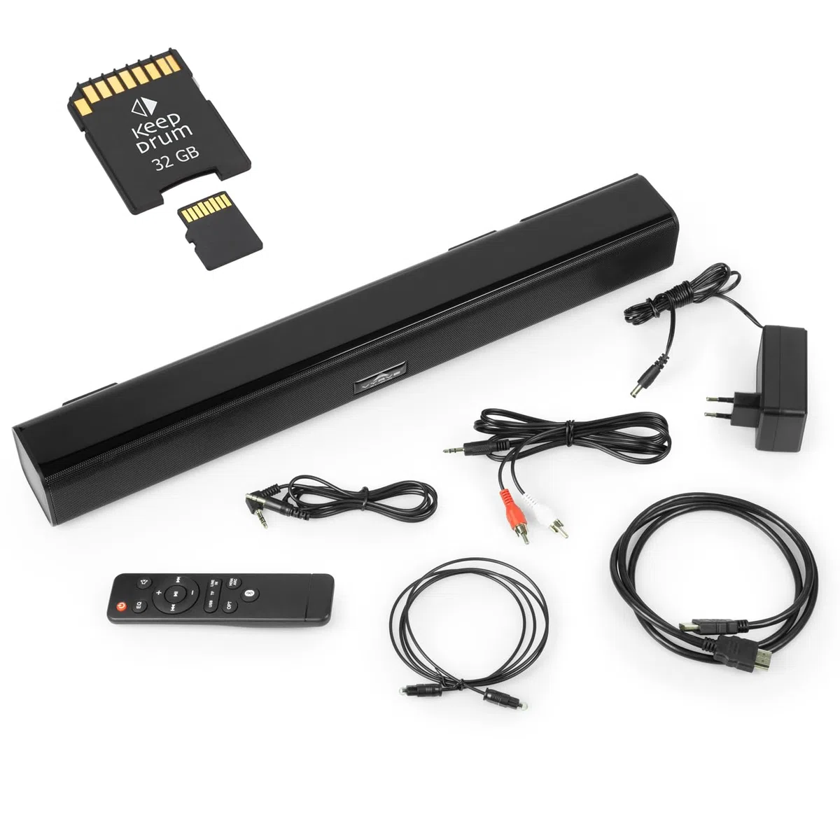 Naos Multimedia Soundbar Głośniki Bluetooth + karta pamięci