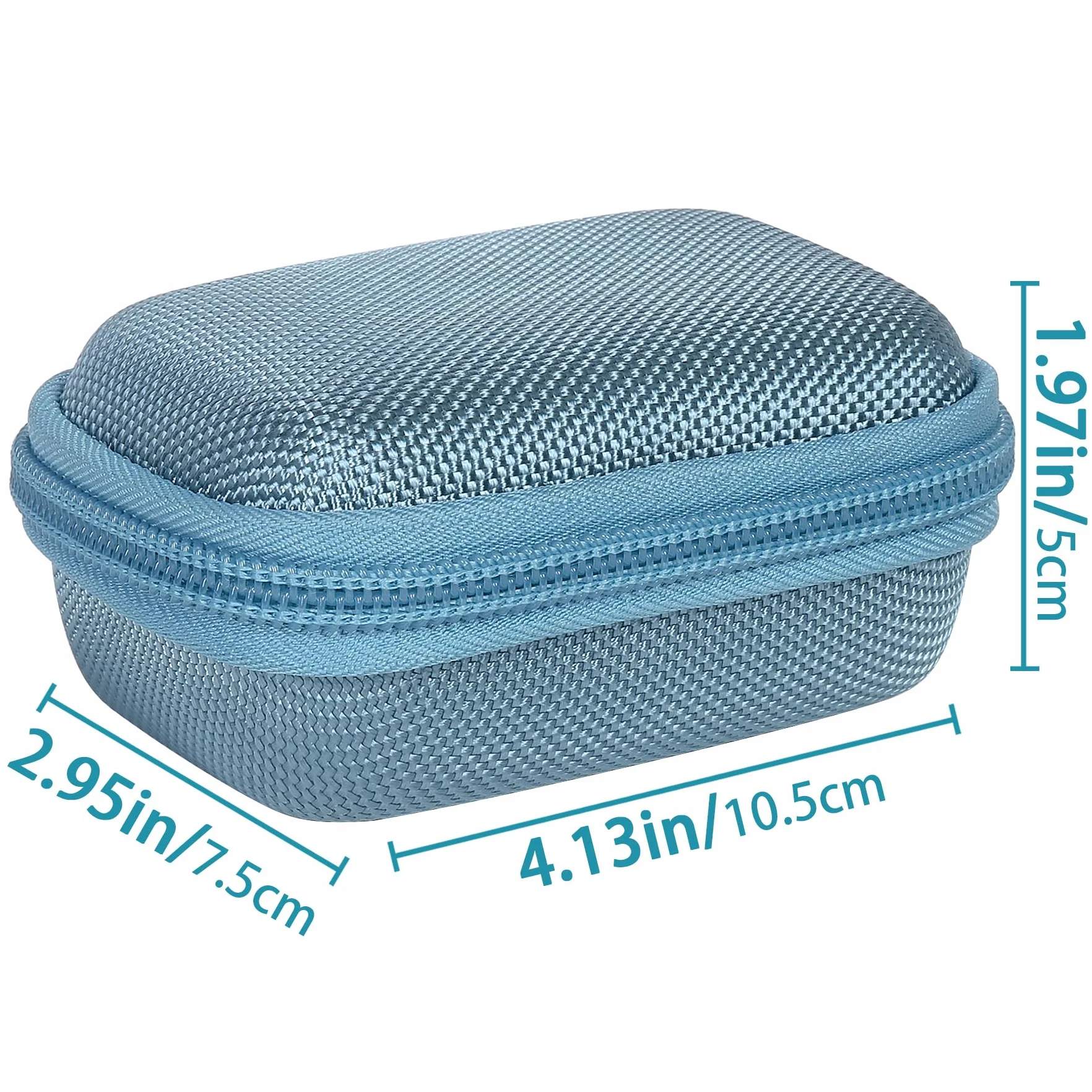 Khanka Zamienny twardy futerał do ładowarki anker Nano Power Bank 5000 mAh, pokrowiec ochronny do Khanka 5000 mAh, 22,5 W/12 W (niebieski, tylko obudowa)