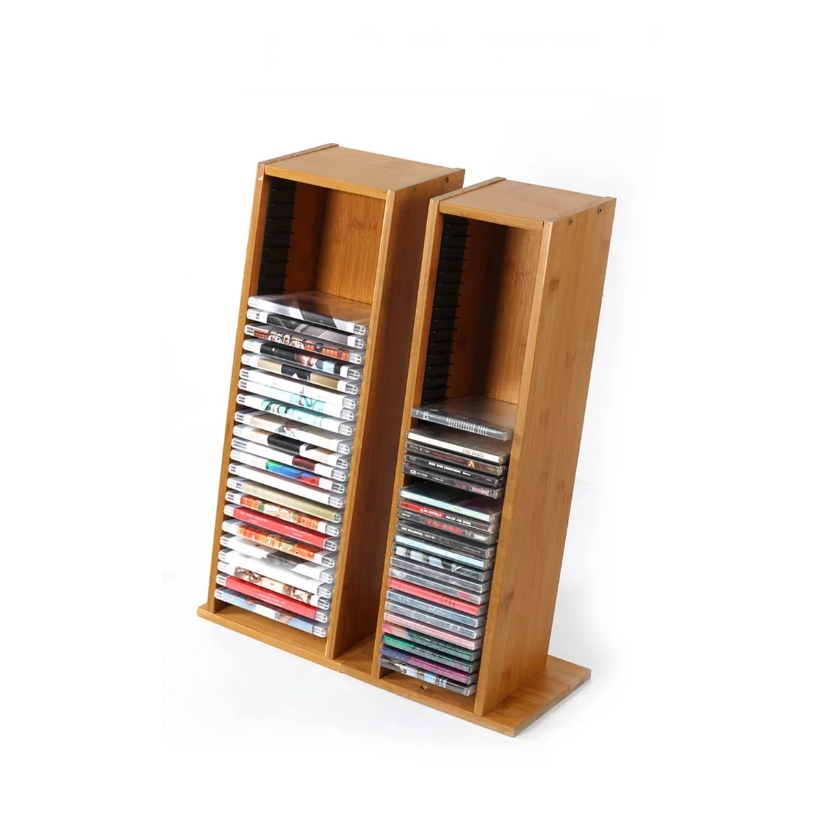Półka na płyty Pudełko do przechowywania płyt CD Atrakcyjny i stylowy wygląd Otwierany stojak na płyty CD mieści 39 płyt CD: miejsce na półce Stół Biurko Organizuj multimedia Posiadacz kolekcji rekord
