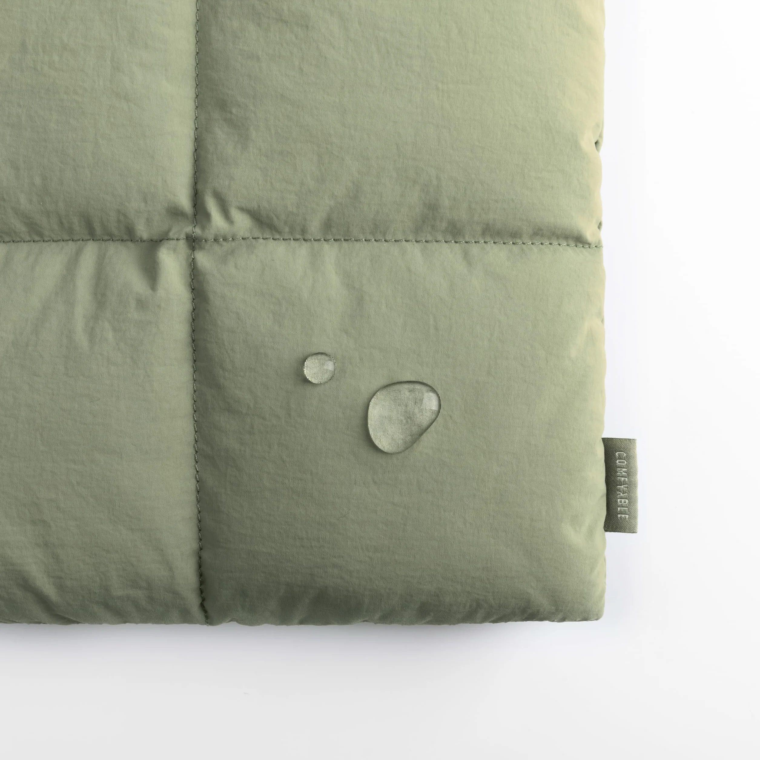 Comfyable Puffy etui na laptopa 13/14 cali pikowany sleeve MacBook Air M5 Pro Max Zielony