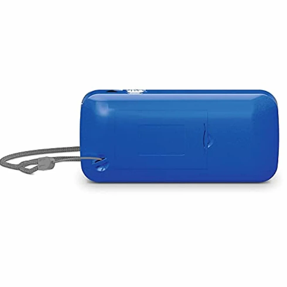 AQINOVA Digital 1 – przenośne radio DAB+/FM (wyświetlacz LCD, pamięć ulubionych, przyciski bezpośredniego wyboru, gniazdo słuchawkowe, USB, AUX-in, latarka LED, wymienny akumulator, 1 W, mała