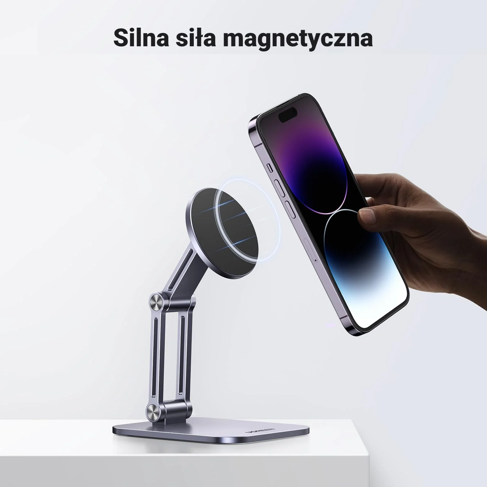 UGREEN Magnetyczny stojak na telefon komórkowy Magsafe Uchwyt do iPhone 14 Pro Max, Galaxy S23 Ultra
