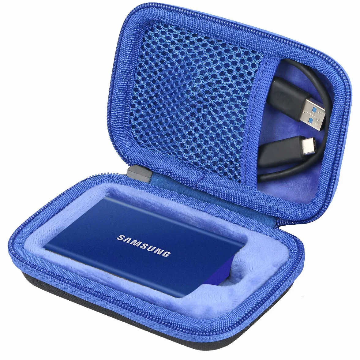 co2CREA Twarde etui do Samsung T7 Touch / T7 Portable SSD 500 GB 1TB 2TB case etui ochronne