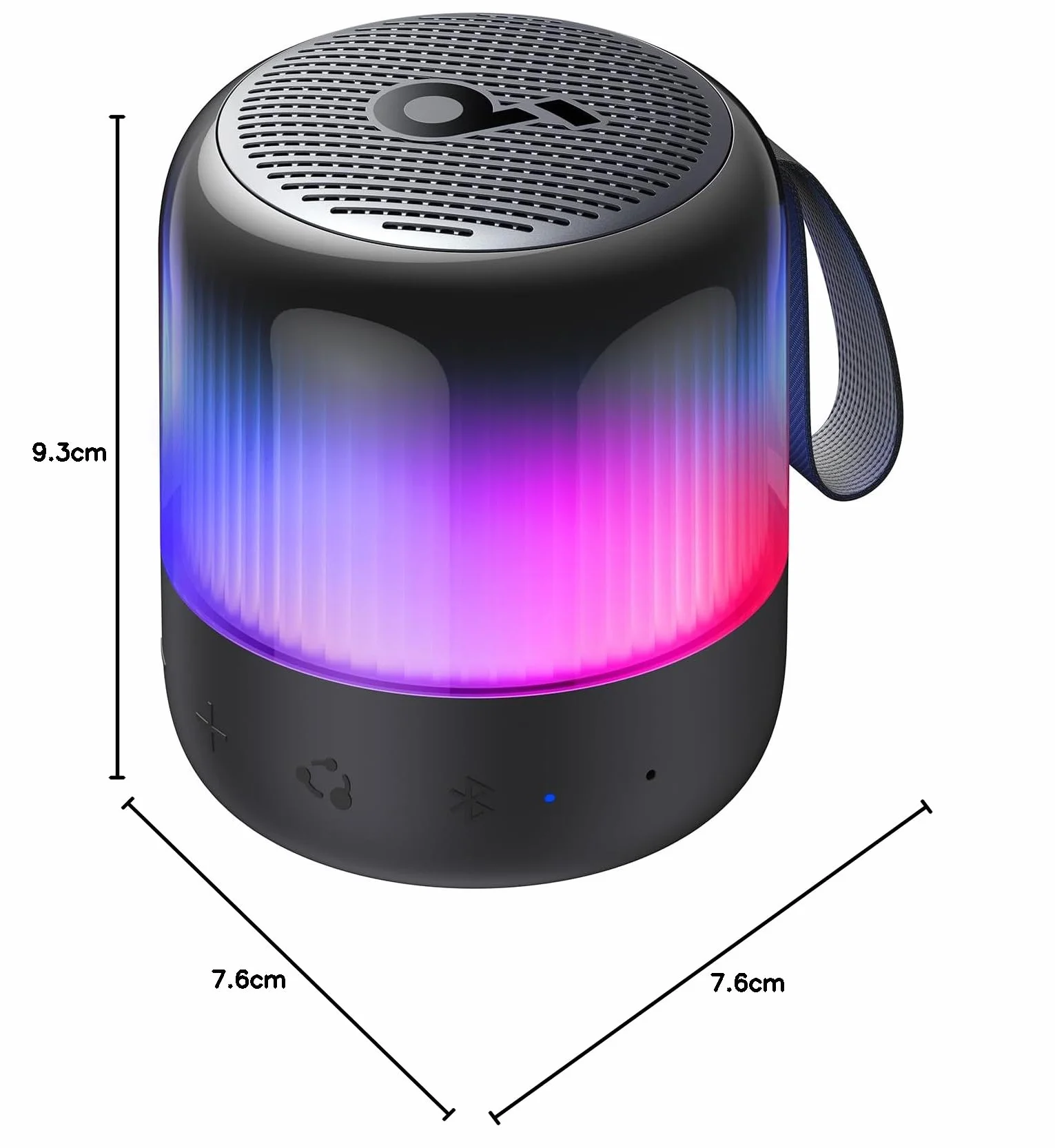 Soundcore Głośniki Bluetooth Glow Mini Czarny 8 W