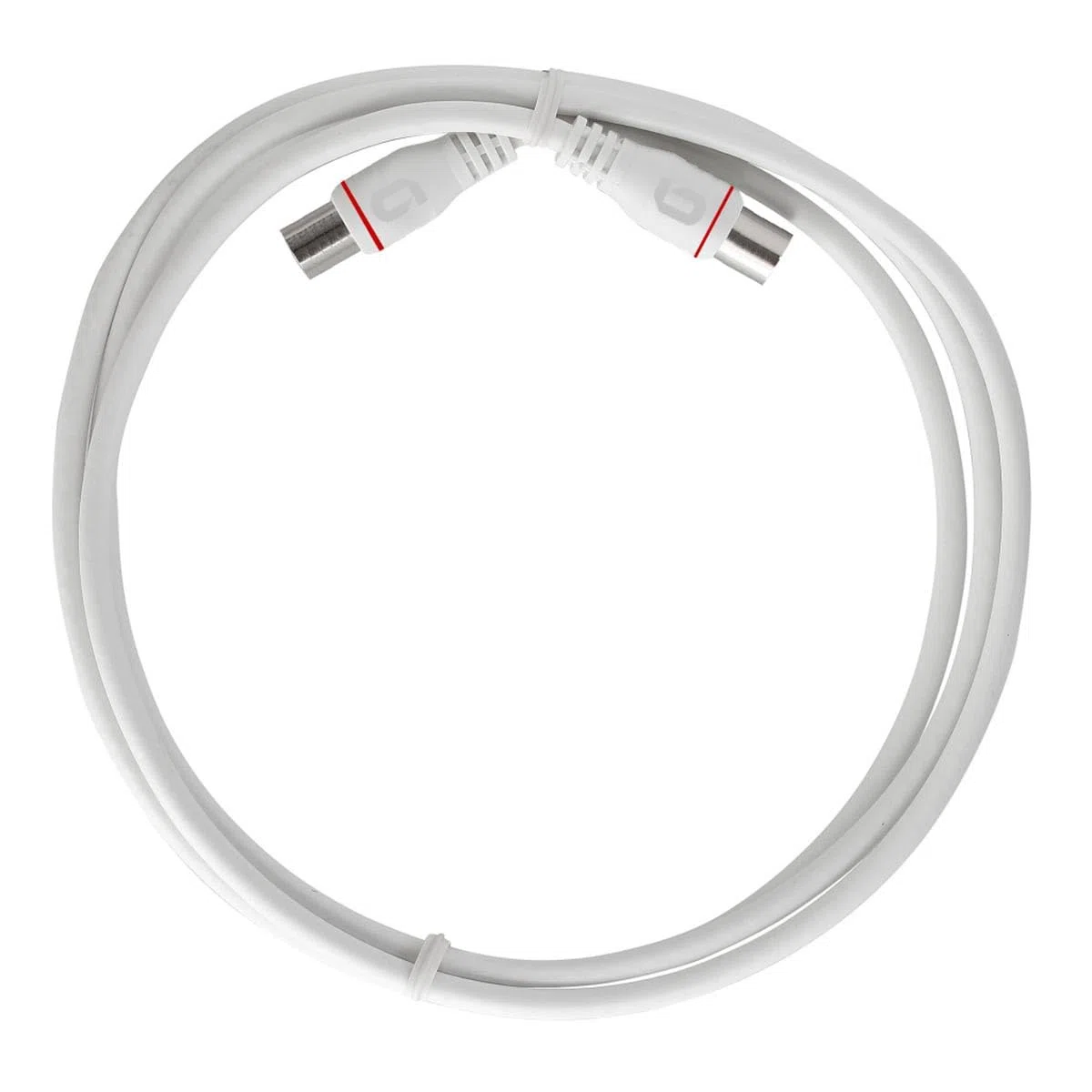 Axing EAK 151-80 kabel przyłączeniowy do urządzeń końcowych 1,5 m F-Quickfix wtyczka F 4-krotnie ekranowany kabel modemowy do modemu kablowego DATA CATV telewizji kablowej