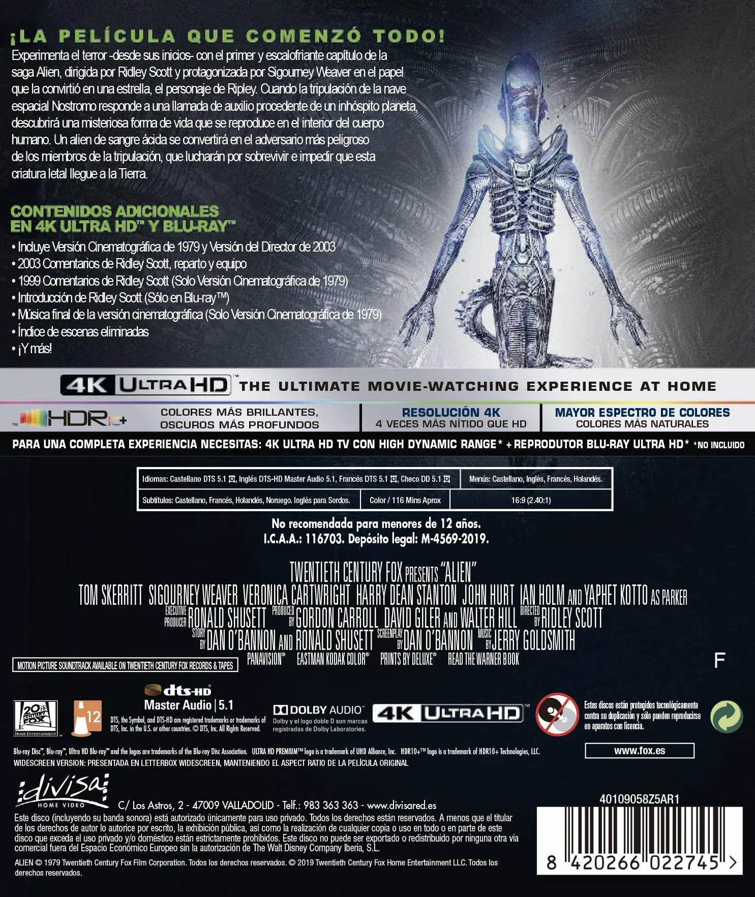 Alien (4K UHD + Blu-ray)