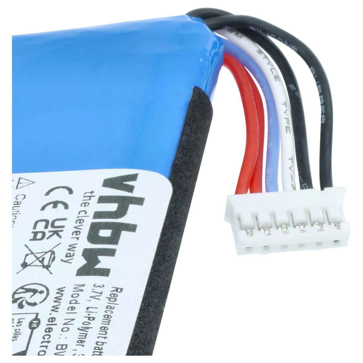 vhbw Bateria kompatybilna z JBL Flip 3 SE, 3 Stealth Edition, Essential, głośniki (3000mAh, 3,7V, Li-polimer)