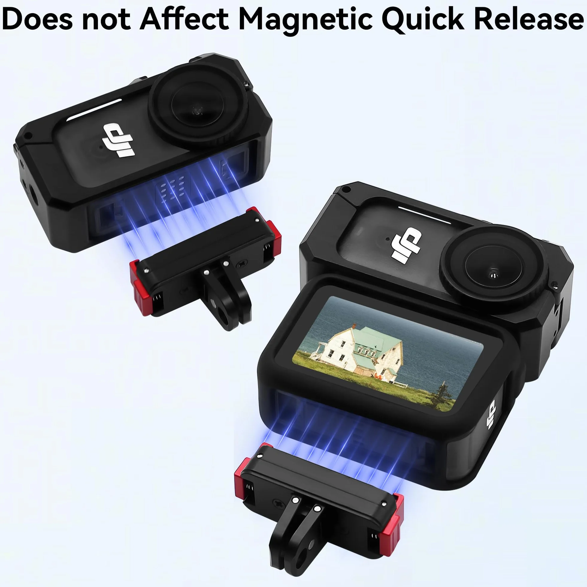 Osmo Nano Klatka Metalowa Akcesorium 2 w 1 Silikonową Osłoną Ochronną do DJI Osmo Nano Kamery
