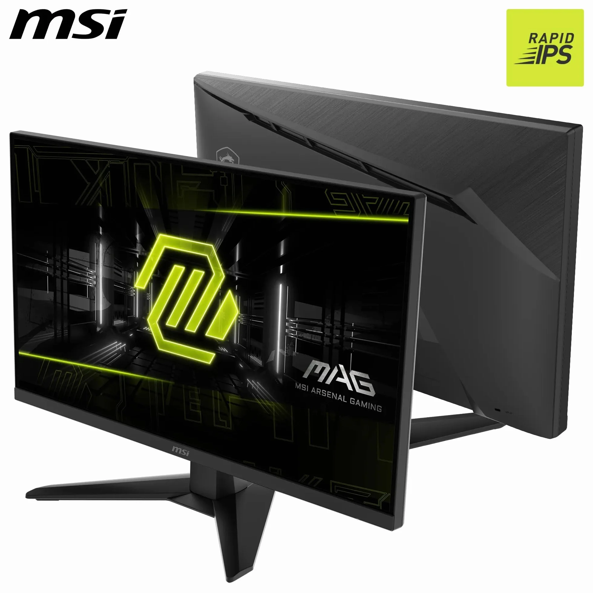 MSI Mag 272F Monitor Gaming 27", FHD 1920x1080, 200Hz, 0,5ms, HDR Ready, AMD FreeSync Premium, Eye Care, AI Vision, HDMI 2.0b, DP 1.2a, regulowany uchwyt nachylenia, mocowanie VESA, czarny