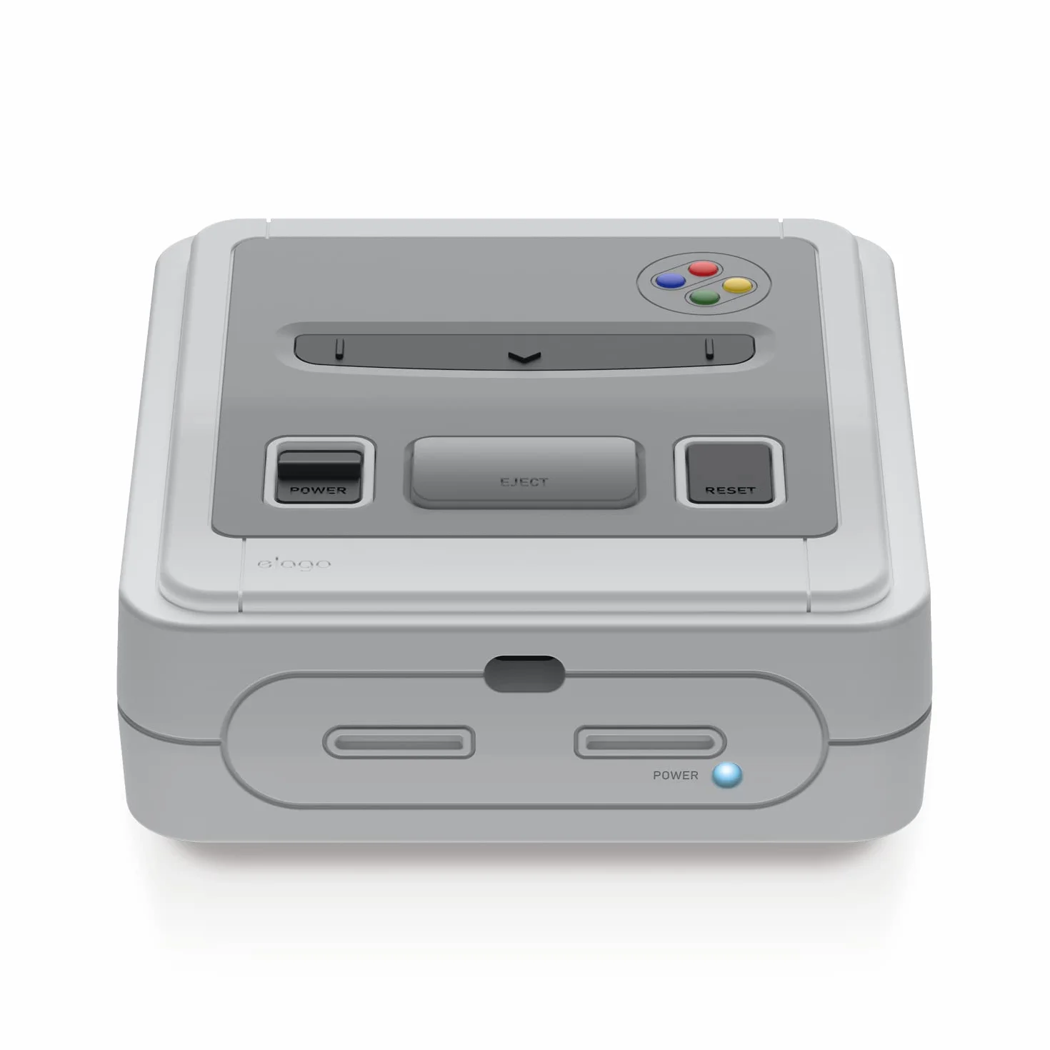 elago Etui T4 kompatybilne tylko z Apple TV 4K 3. generacji 2022 (HD) – z wycięciem na czujnik podczerwieni i wycięciem LED (nie pasuje do modeli z 2021 r.) (jasnoszare)