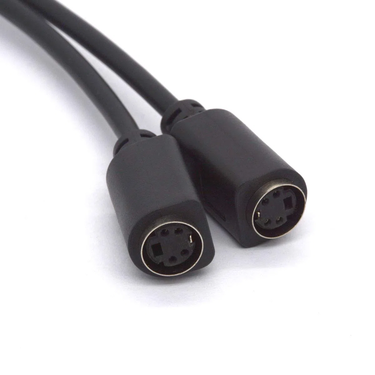 Kabel SVHS, S-Video, rozdzielacz, 4-pinowy adapter Mini-DIN, rozdzielacz A, sygnał wideo SVHS – wtyczka na 2 gniazda. 2-drożny rozdzielacz Y do telewizorów, VCR, DVD