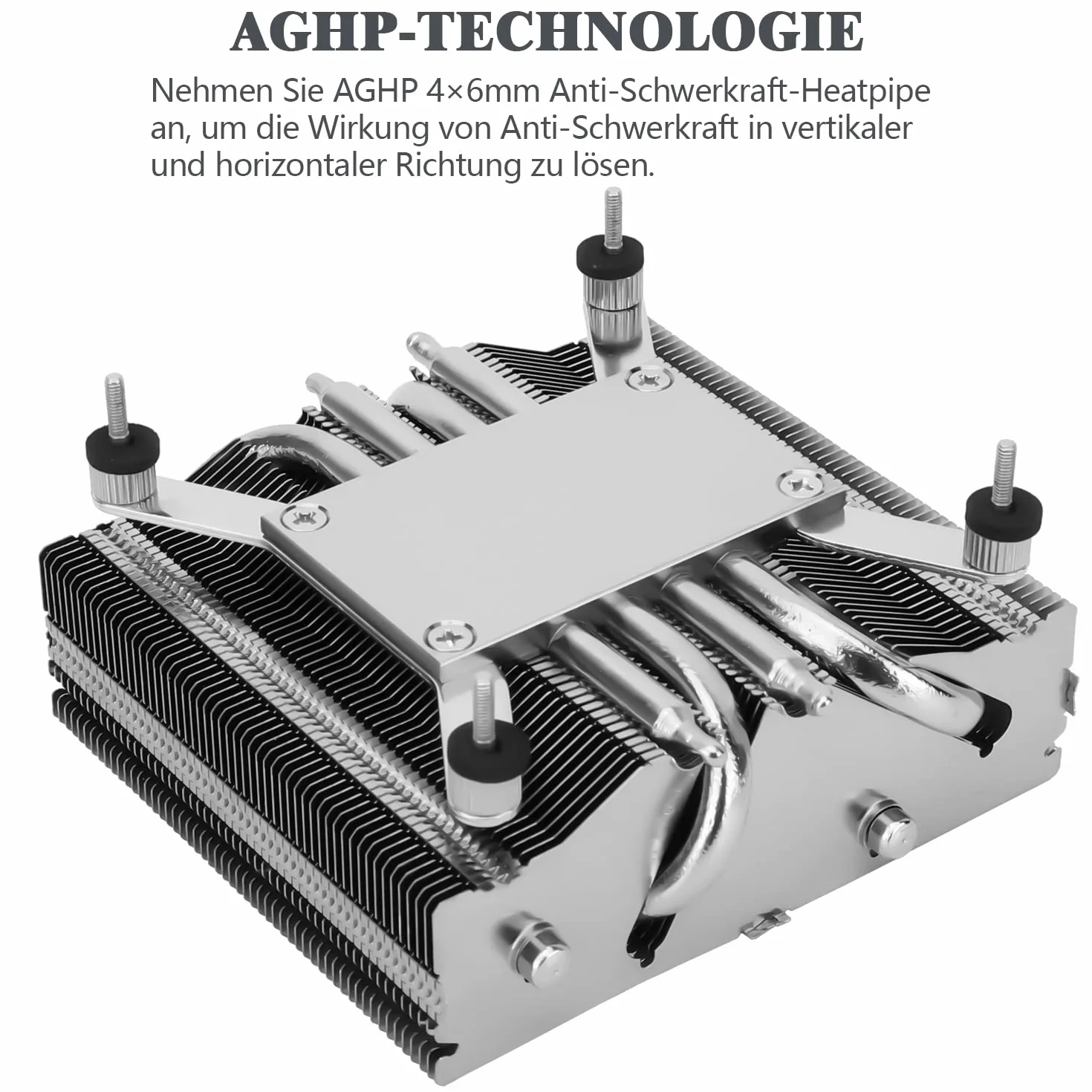 Thermalright AXP90-X53 Niskoprofilowa chłodnica powietrza procesora, 53 mm, wentylator TL-9015 Slin PWM, AGHP, AMD AM4/Intel 1700/1150/1151/1200