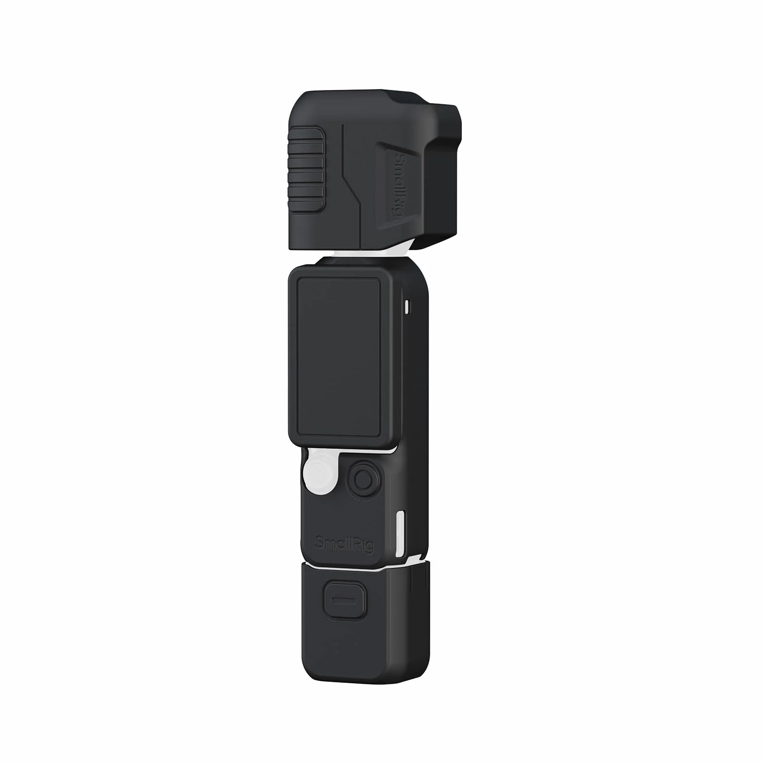 SMALLRIG Silikonowe Etui Ochronne do DJI Osmo Pocket 4, Modułowa Ochrona, Miękki Silikon, Hartowane Szkło Ochronne, Pasek na Nadgarstek 6007