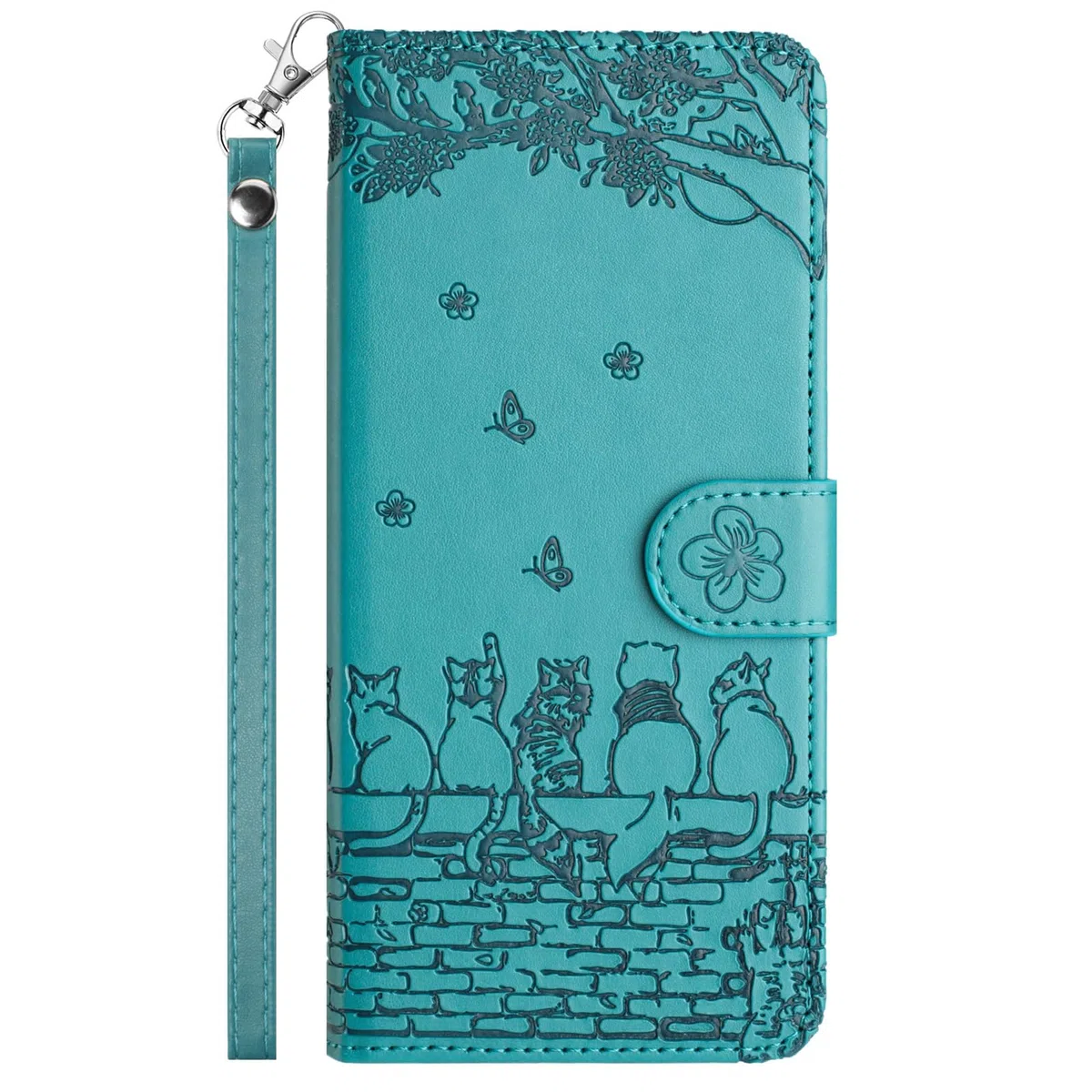 Etui do Samsung Galaxy S20 FE 5G, składane, etui na telefon komórkowy Samsung S20 FE, skórzane etui z klapką Cat, odporne na wstrząsy, funkcja magnetycznego stojaka, przegródki na karty