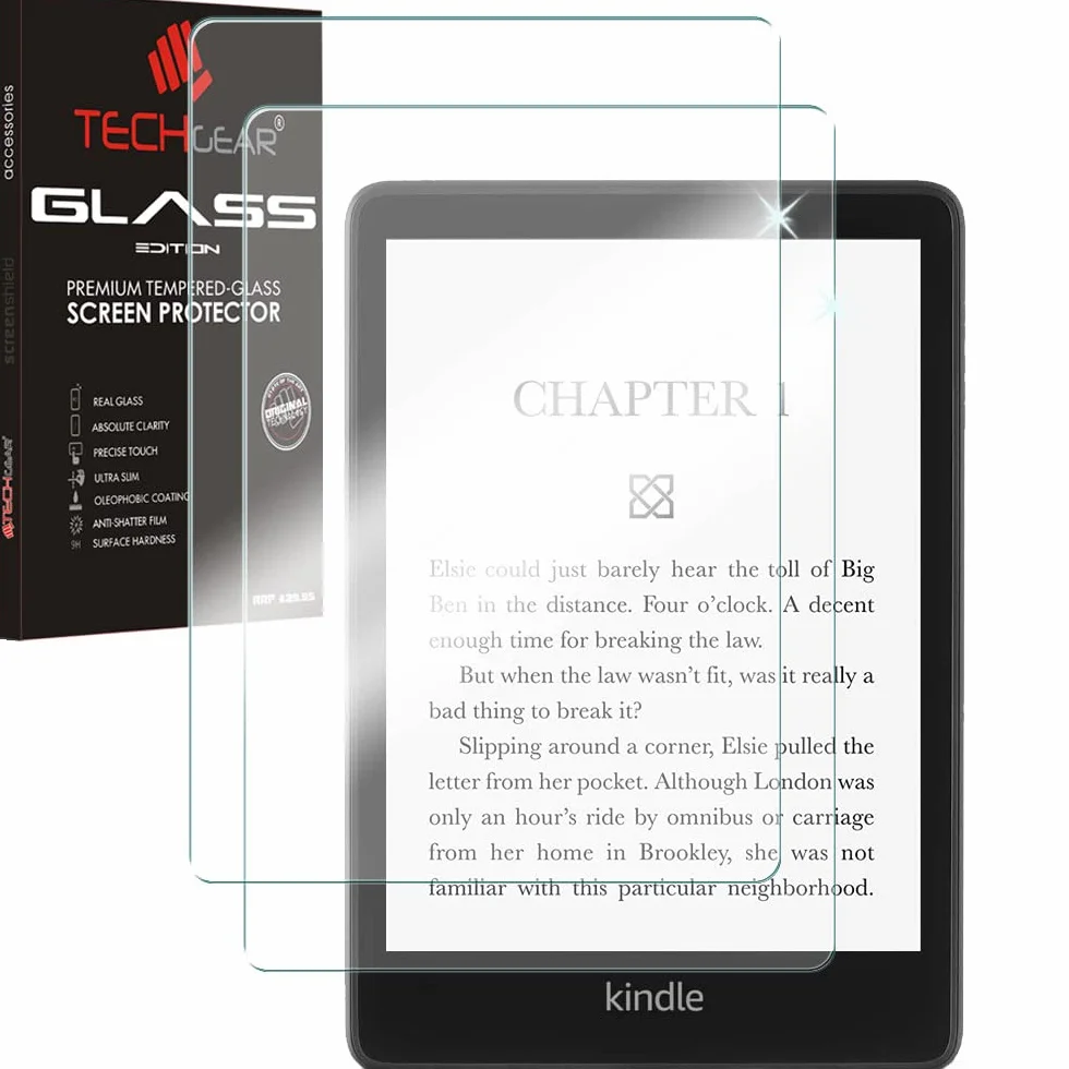 TECHGEAR 2 sztuki szkło pancerne folia anty-zarysowania osłona ochronna