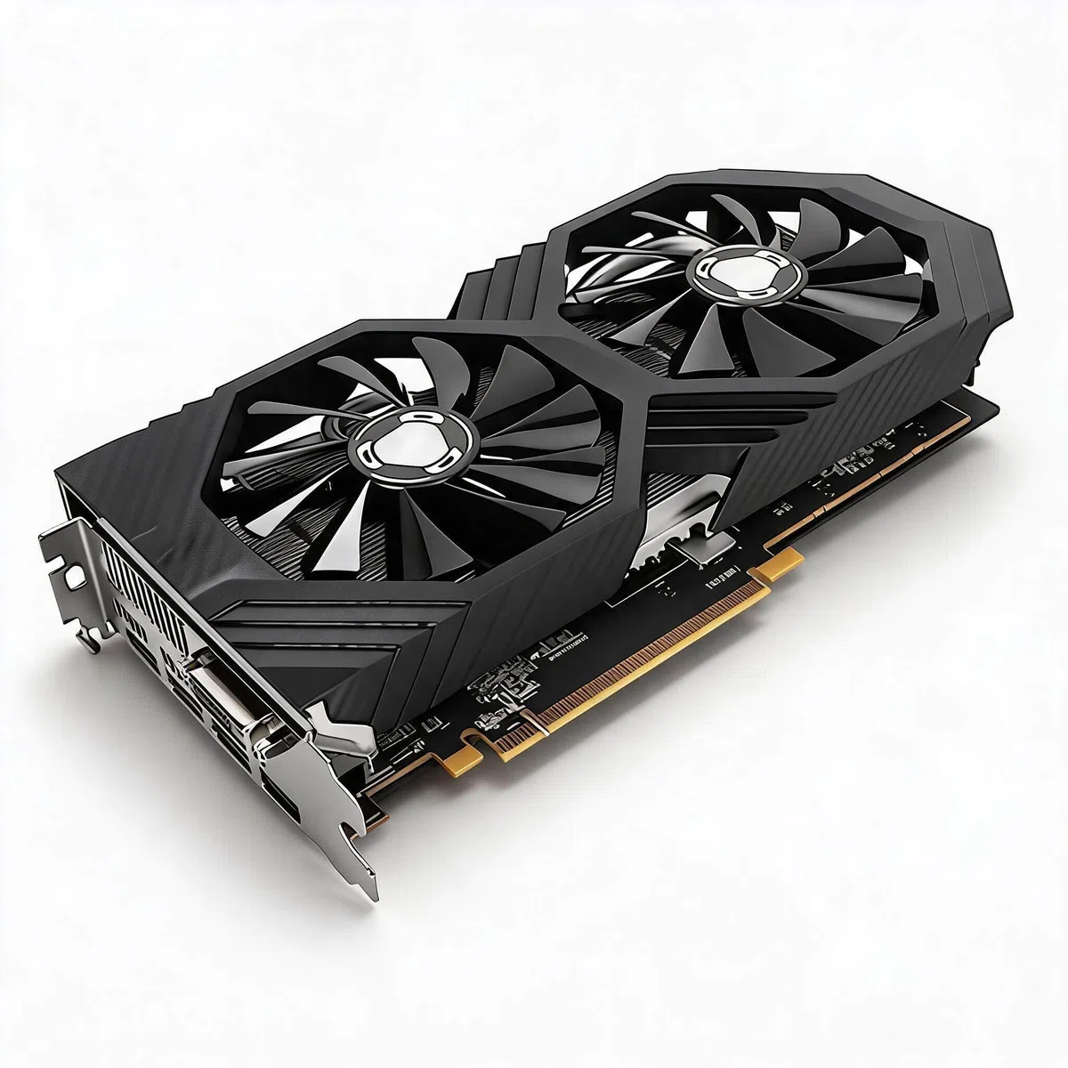 Karta Graficzna MENDUNER RX590-8 GB GDDR5 256-bitowa Karta Graficzna do Gier, Cichy, Szybki Procesor Graficzny Rozpraszający Ciepło do Komputera Stacjonarnego