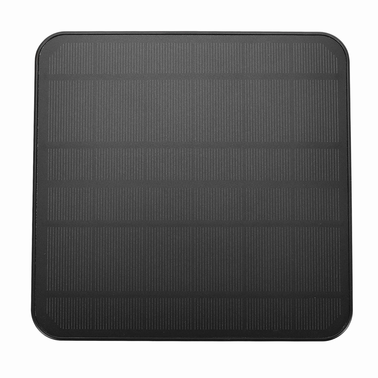 Panel Słoneczny 12 W do Kamery Zewnętrznej, Przenośny Zestaw ładujący Zasilany energią słoneczną, Wodoodporny Magnetyczny Zasilacz Słoneczny z ładowaniem IP65, Regulowany (BLACK)