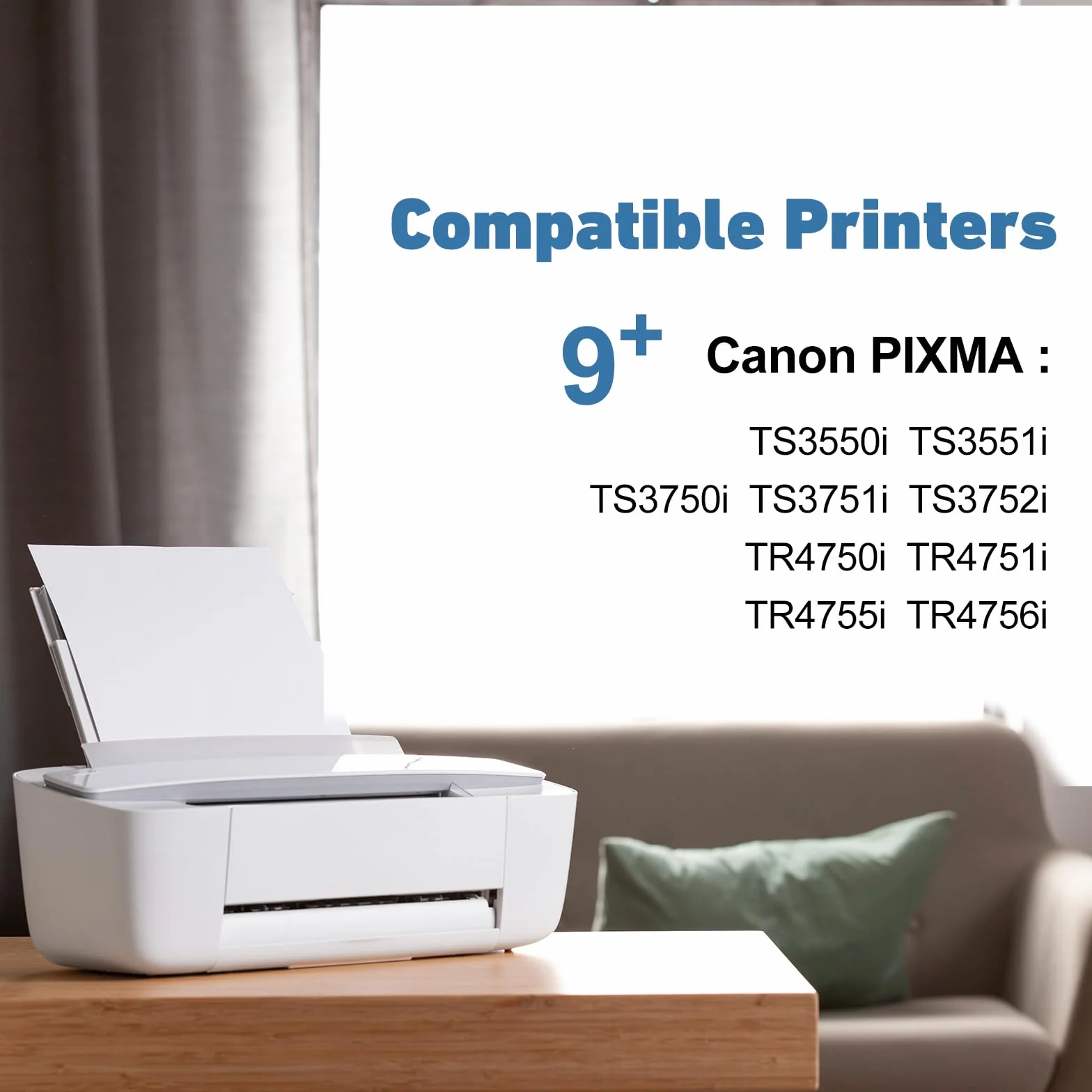 PG-575XL CL-576XL Wkłady do drukarek PG-540 CL-541 Kompatybilny z wkładami do drukarek Canon 575 576 XL do Canon PIXMA TS3750i TS3550i TS3551i TS3751i TS3752i TR4750i TR4751i (1 czarny 1 kolorowy)