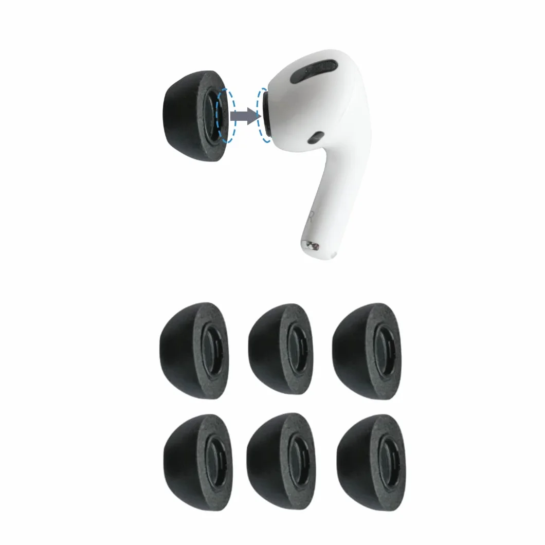OMPLY Foam 2.0 końcówki douszne dla wygodnych, słuchawek z redukcją szumów, które klikają i pozostają na miejscu (średnie, 3 pary)