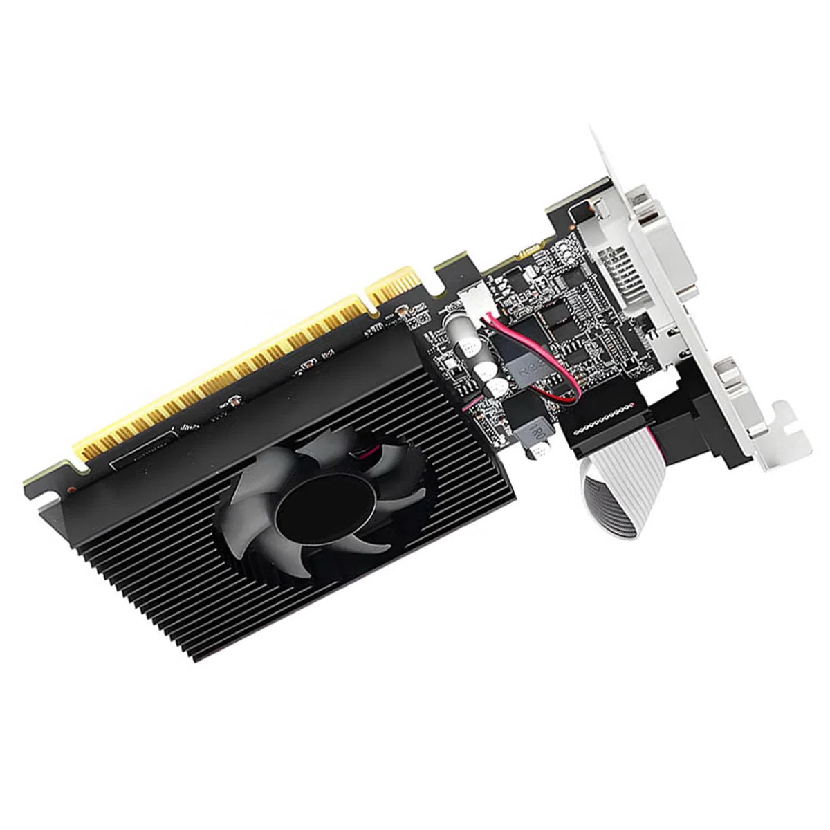 Generic Niskoprofilowa Karta Graficzna 4 GB DDR3 128-bitowa Karta Graficzna HD Interfejs Multimedialny dla Systemów 7, 8, 10 — Doskonała Pod Kątem Niskiego Zużycia Energii i Wysokiej Wydajności