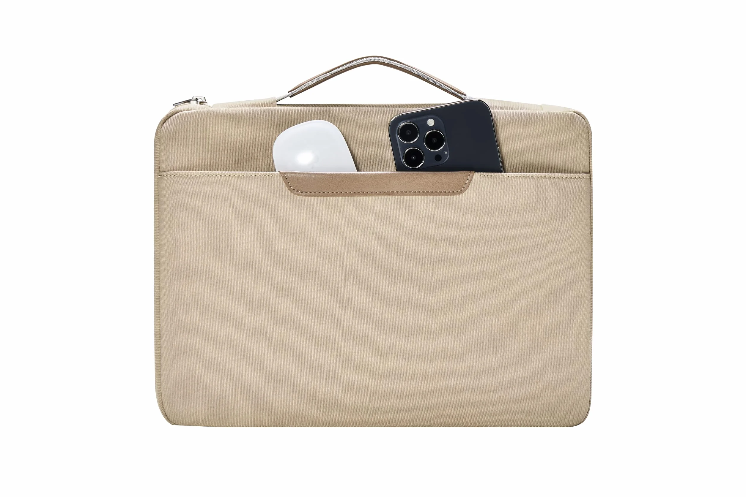 INNOSTYLE Torba Na Laptopa 14 cali, Wodoodporna, Lekka, Wytrzymała, OmniProtect Beżowa, Kompatybilna z MacBook Pro/Air, HP ProBook, Dell Inspiron, Yoga, ASUS, Idealna do Pracy i Podróży