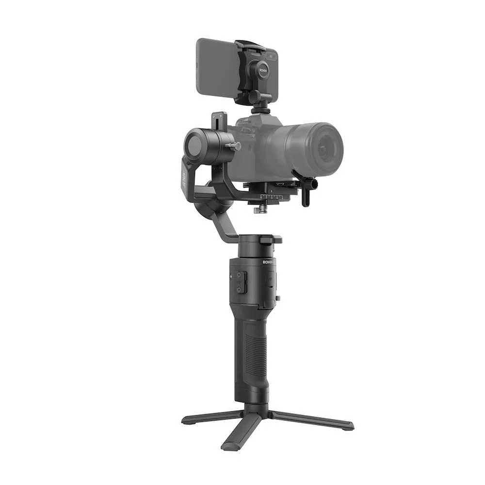DJI Ronin-SC gimbal jednoręczny uchwyt do bezlusterkowych systemów aparatów, oś nieprześwitująca, czas pracy baterii 11 godzin, kompatybilny z Sony, Panasonic, Lumix, Nikon i aparatami Canon