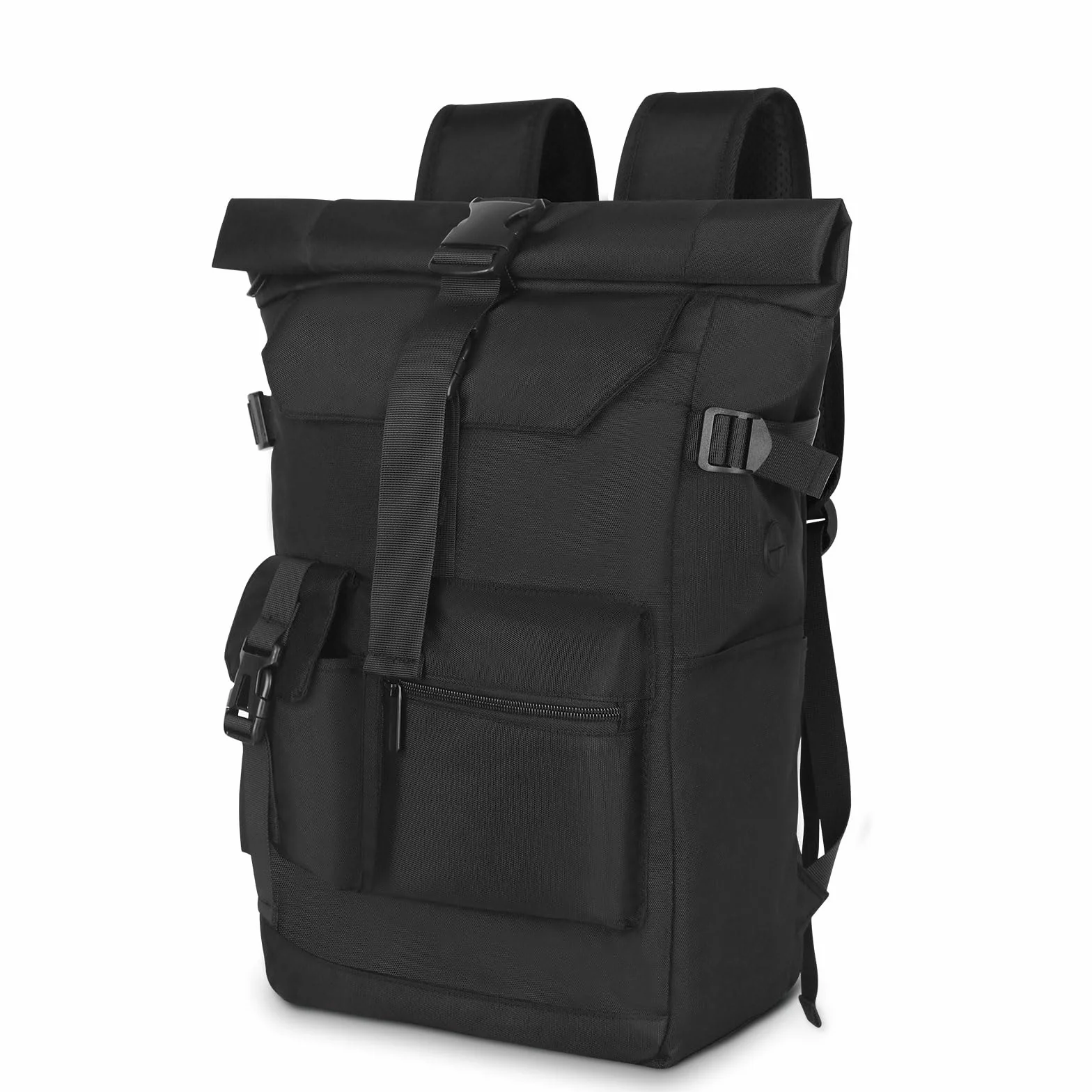 28L Plecak rolltop damski męski, Plecak na laptopa wodoodporny i antykradzieżowy, do pracy, uniwersytetu, podróży, czas wolny